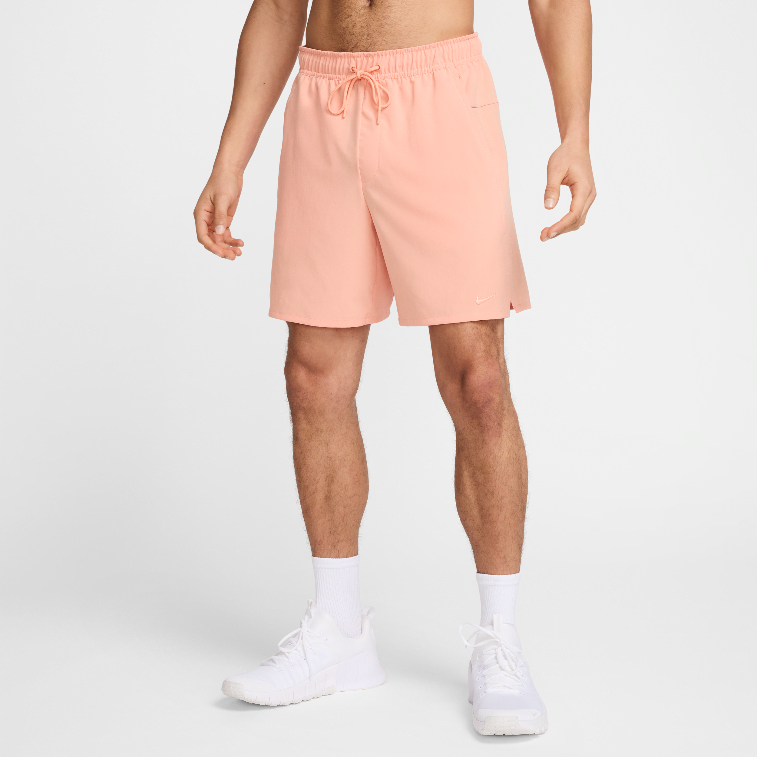 Thumbnail - Nike Unlimited vielseitige Dri-FIT Herrenshorts ohne Futter (ca. 18 cm) - Orange
