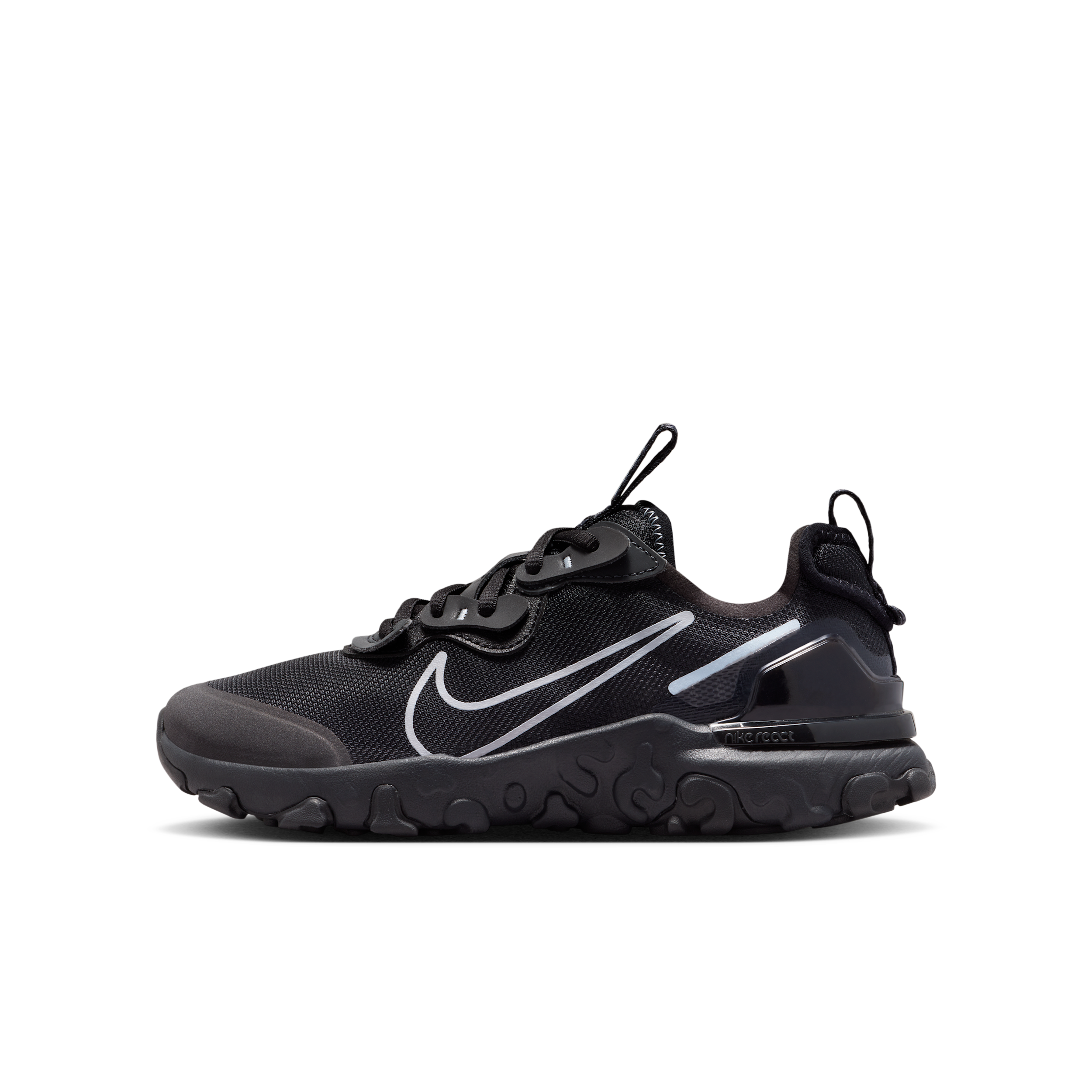 Nike React Vision kindersneaker zwart