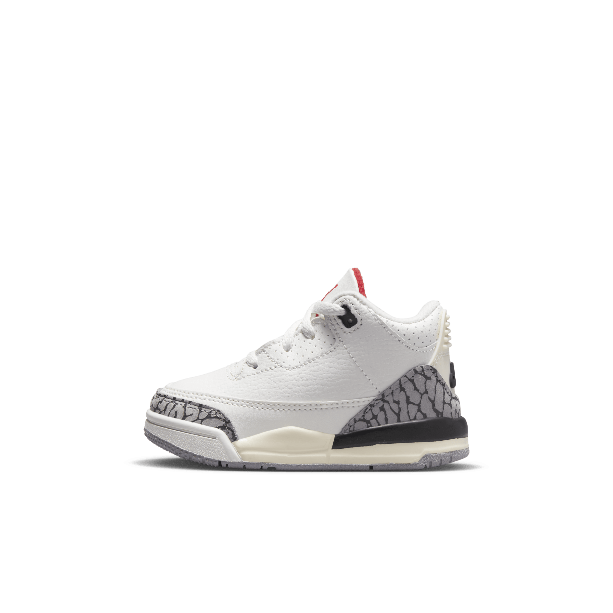 Jordan 3 Retro Schuh für Babys und Kleinkinder – Weiß