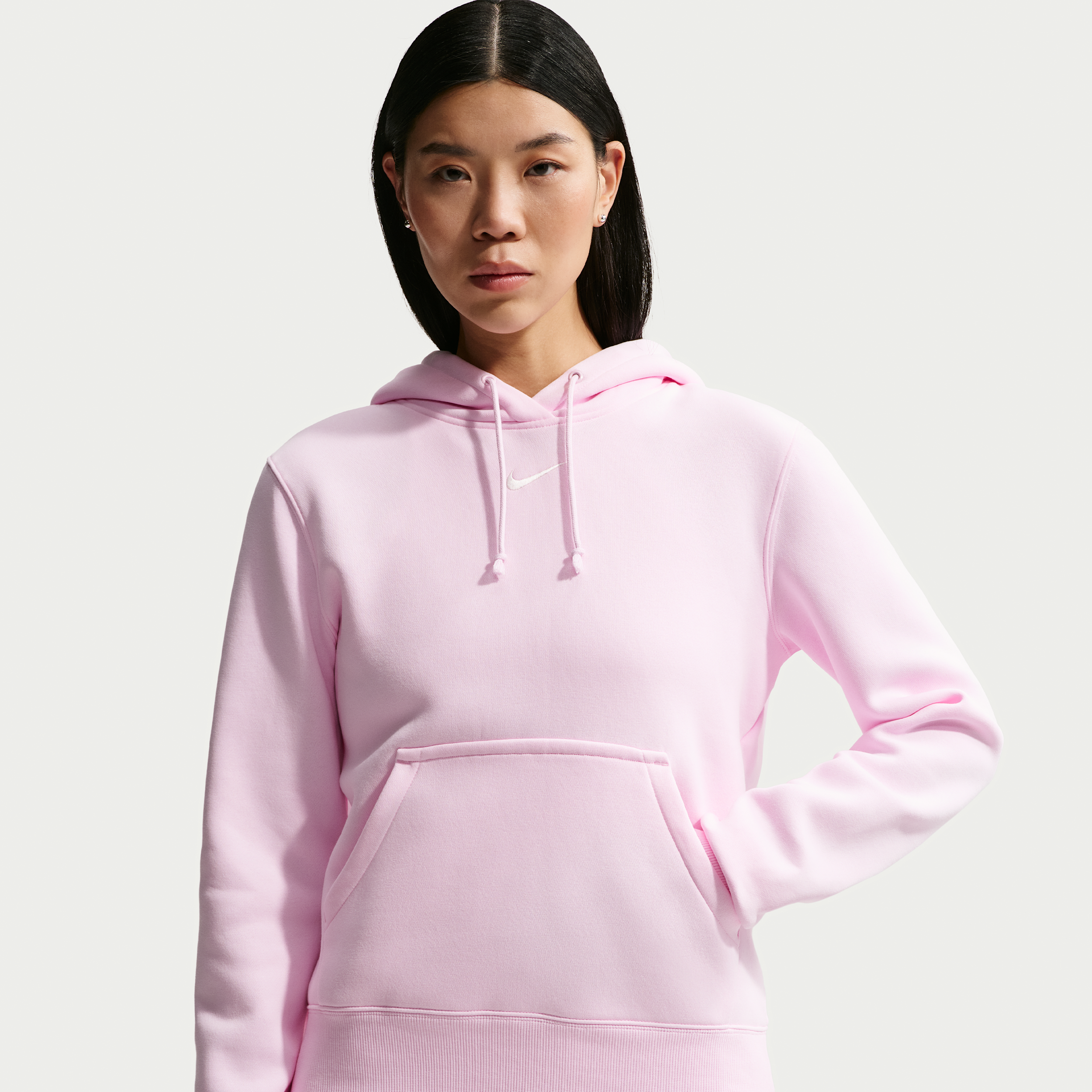 Thumbnail - Nike Phoenix Fleece Hoodie für Damen - Pink