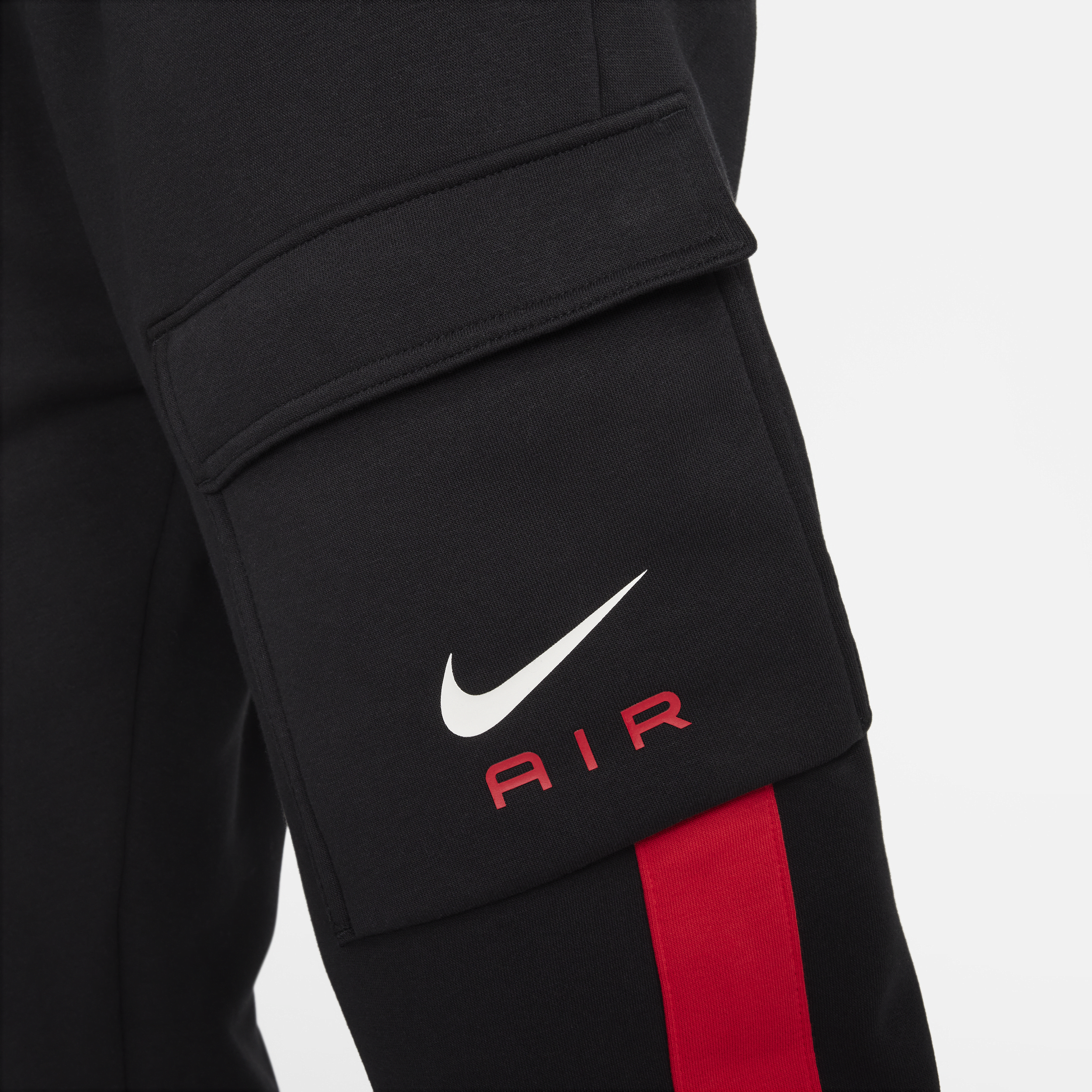 Nike Air cargobroek van fleece voor heren Zwart