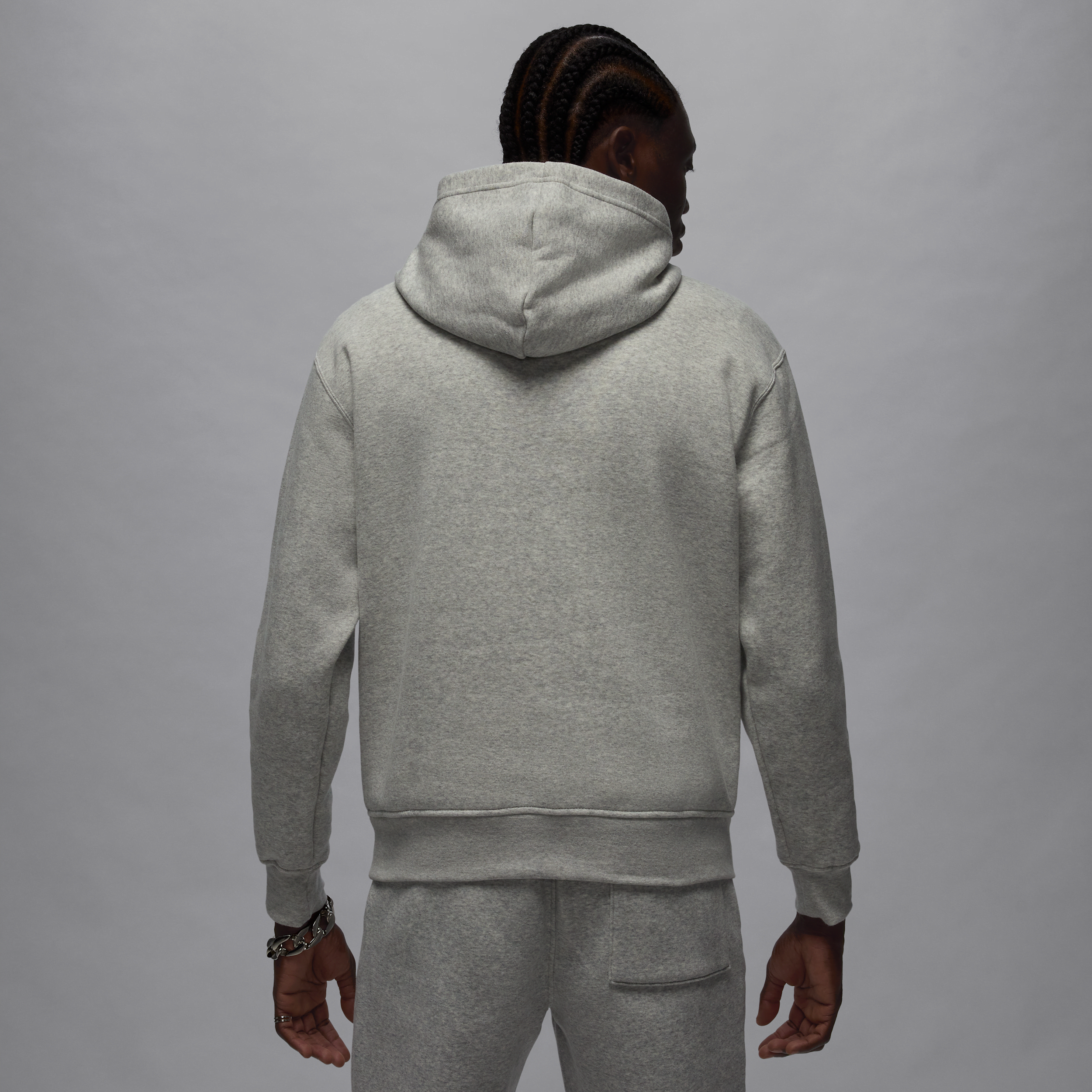 Thumbnail - Jordan Brooklyn Fleece Herren-Hoodie - Grau