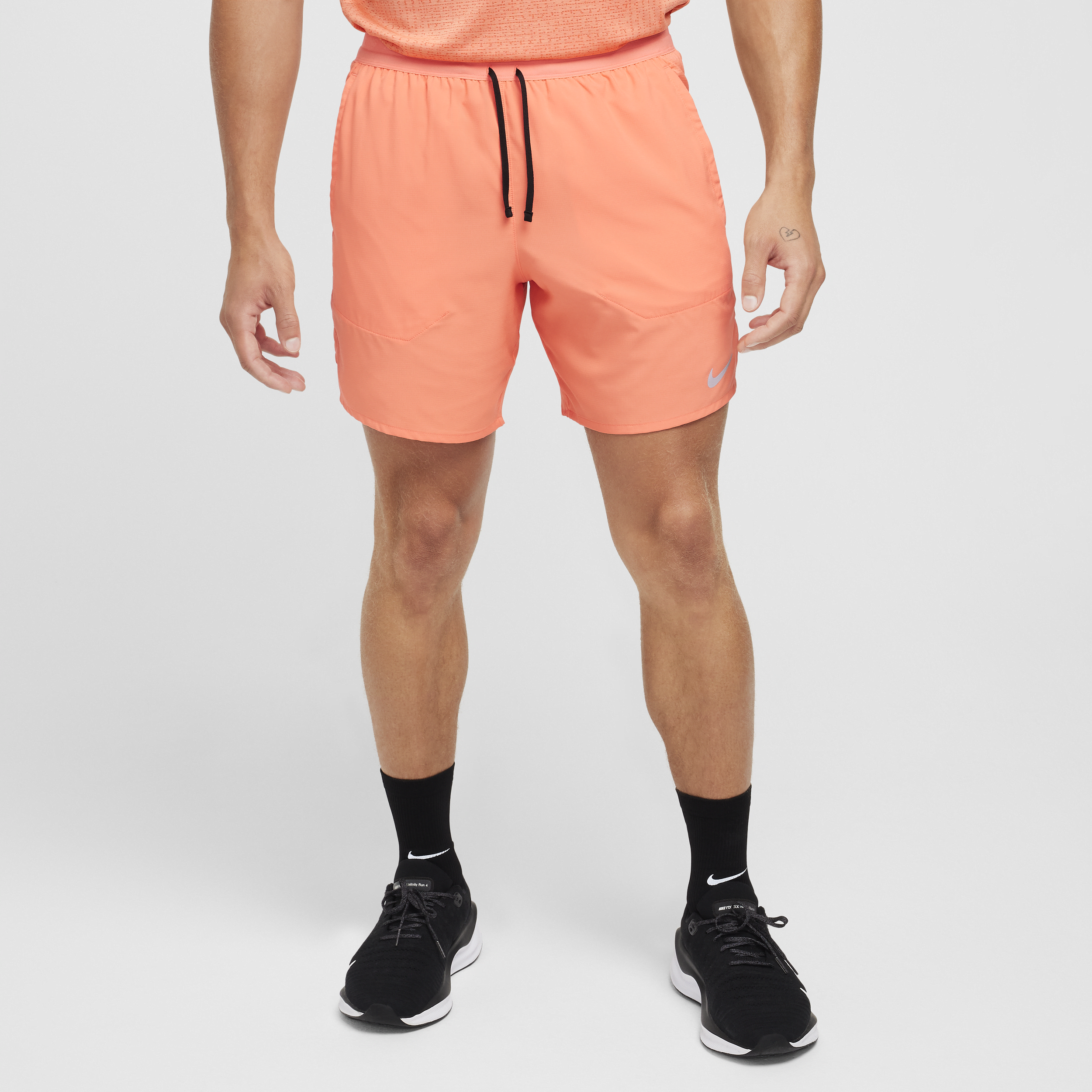 Nike TechKnit Dri-FIT ADV hardlooptop met korte mouwen voor heren - Roze