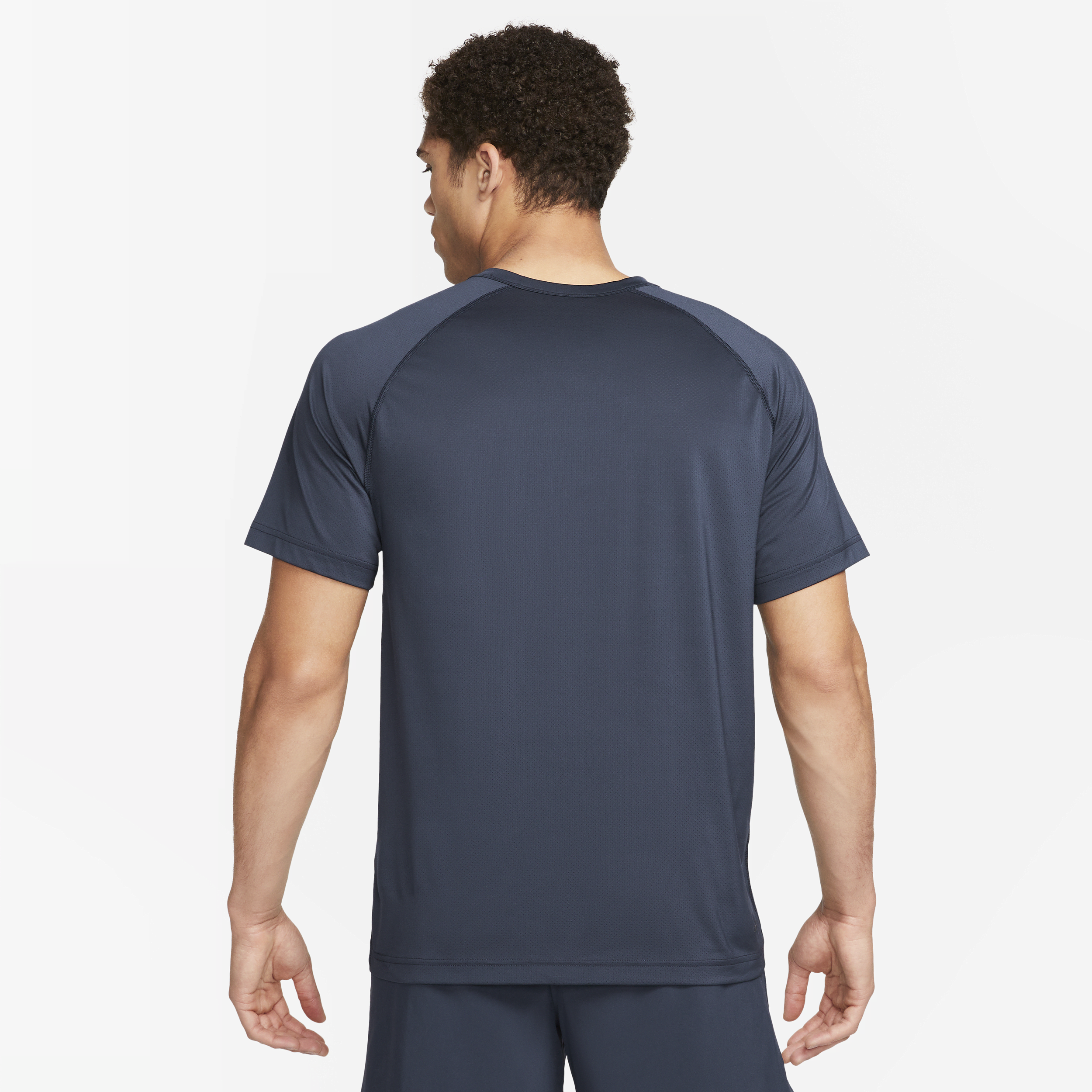 Haut de fitness à manches courtes Dri-FIT Nike Ready pour homme - Bleu