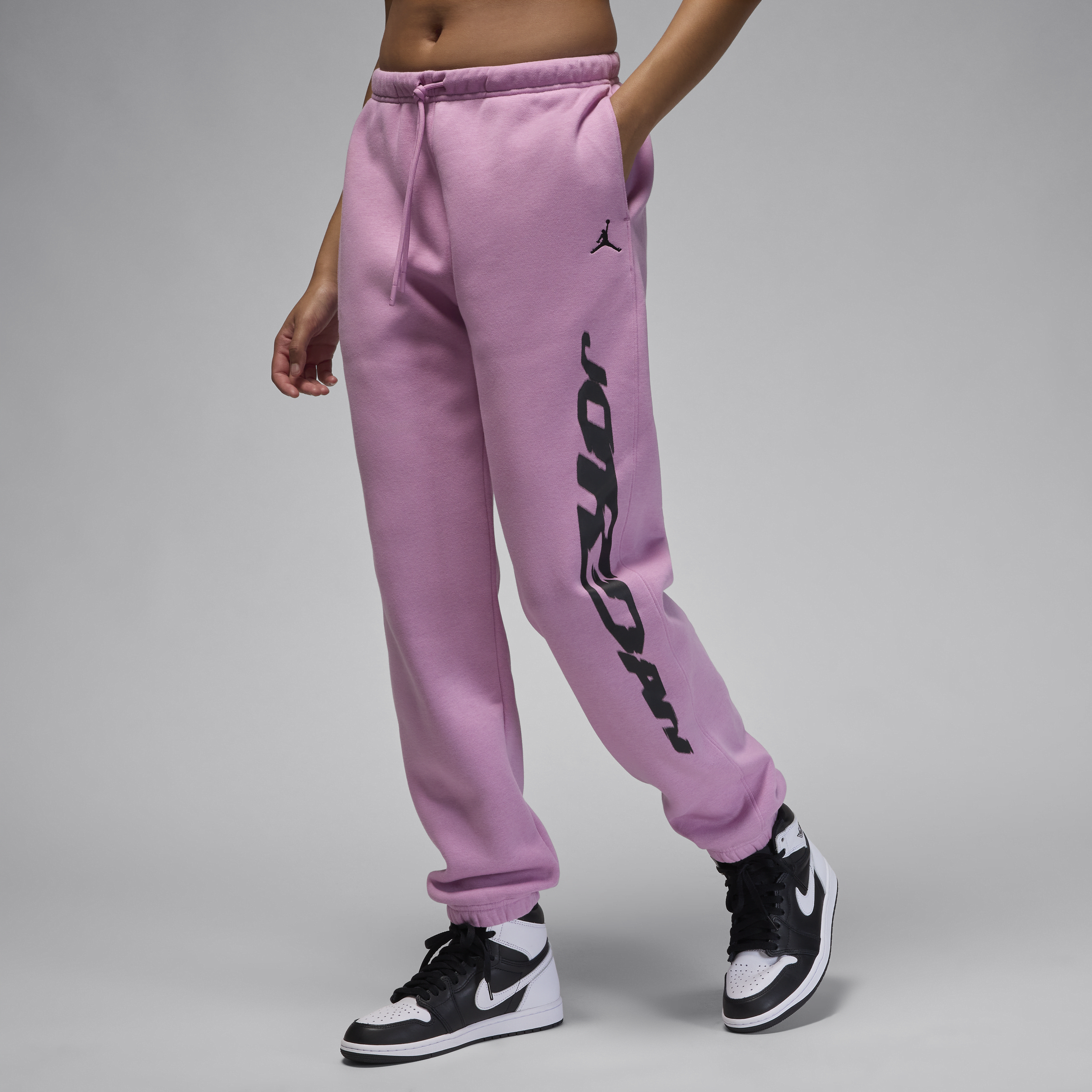 Pantalon en tissu Fleece Jordan Brooklyn pour femme - Pourpre