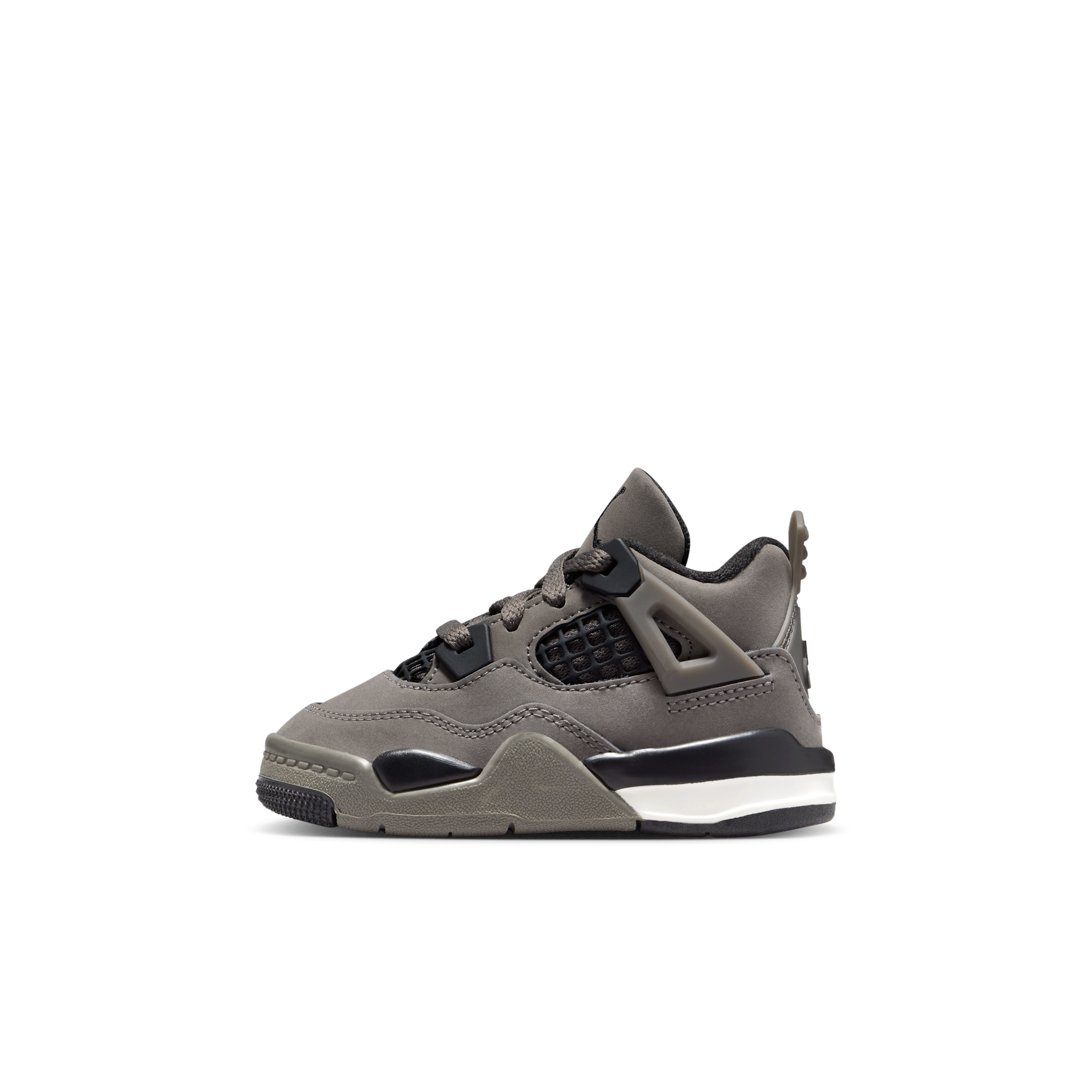 Jordan  4 Retro 'Cave Stone and Black' schoenen voor baby's peuters Grijs