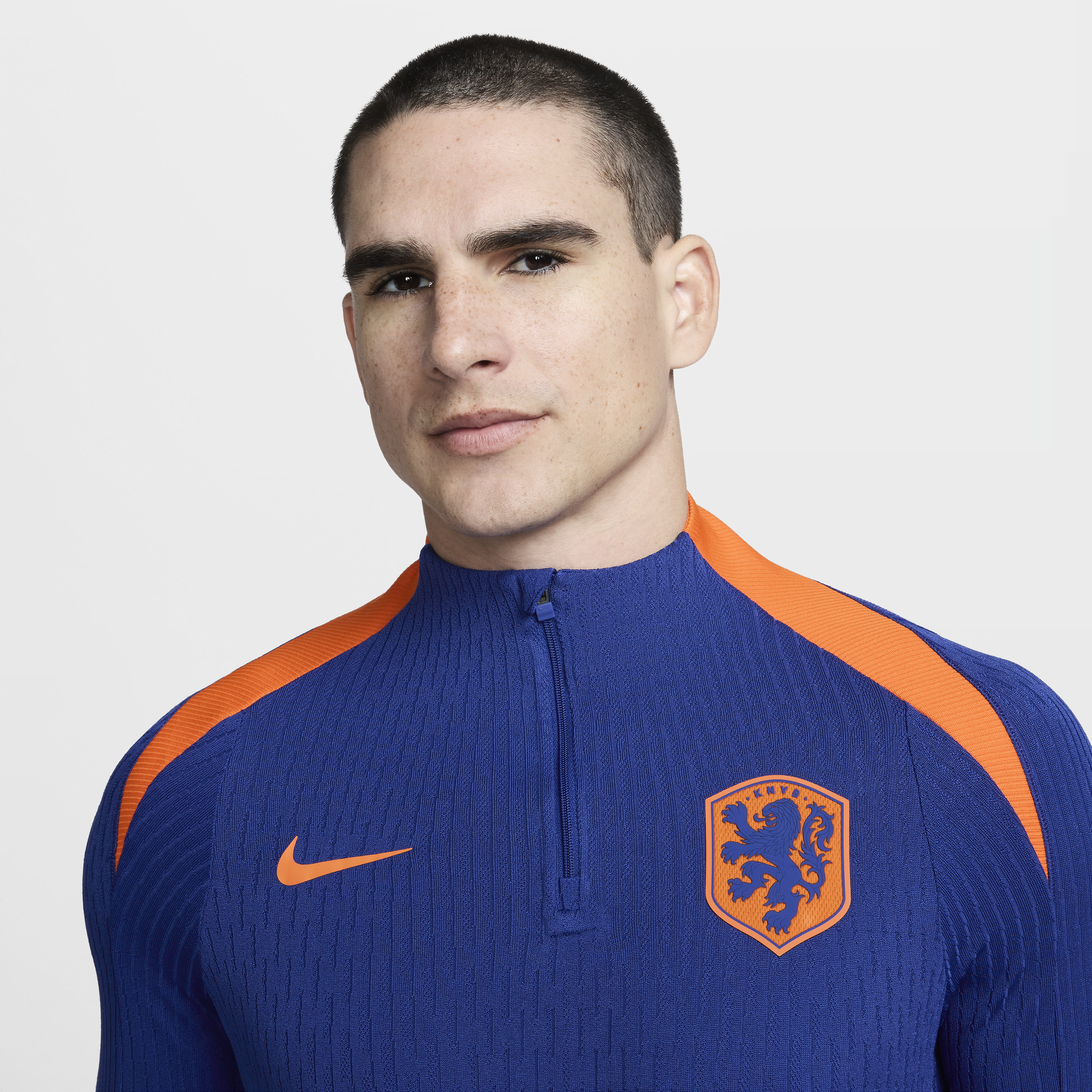Nike Nederland Strike Elite Dri-FIT ADV knit voetbaltrainingstop voor heren Blauw