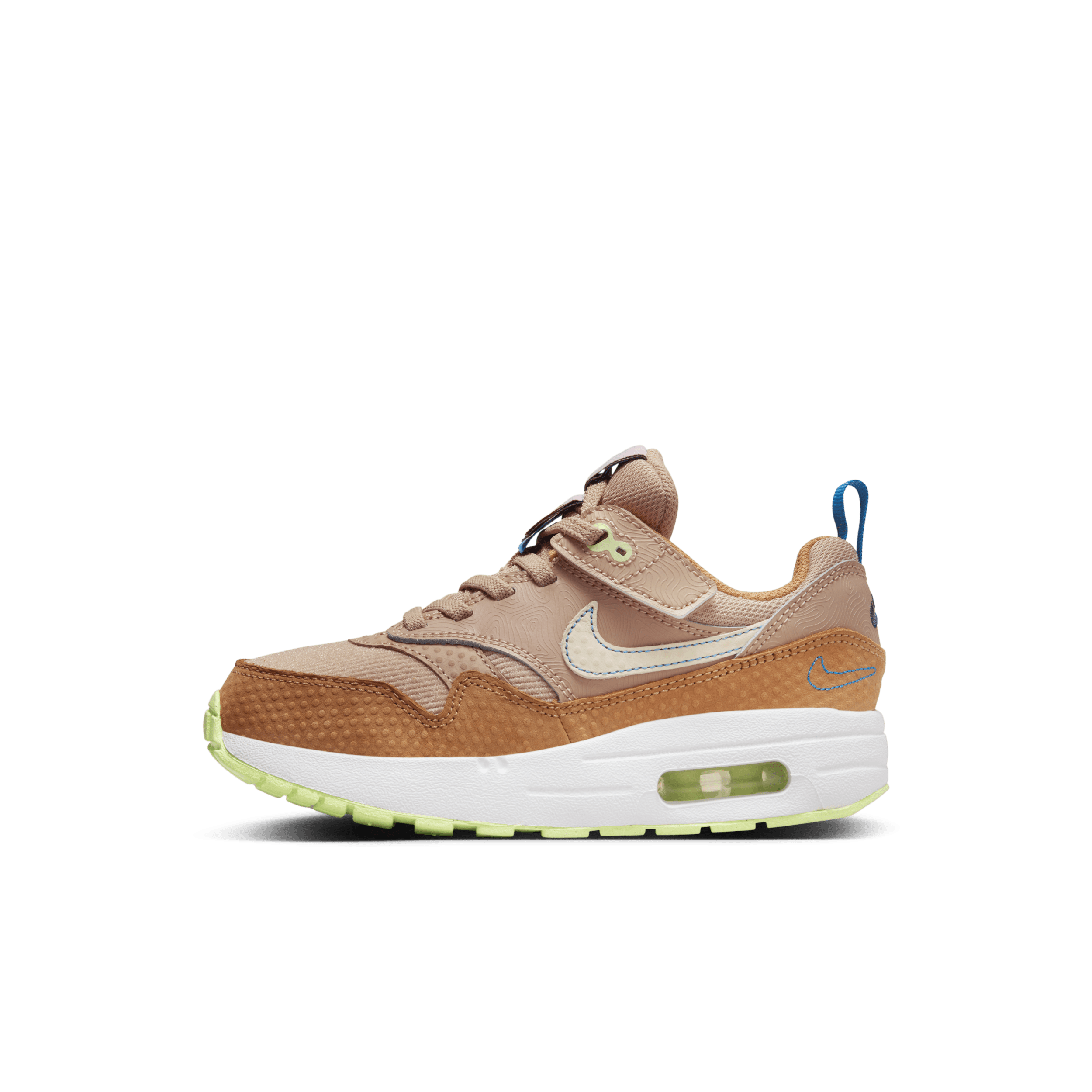 Calzado para niños de preescolar Nike Air Max 1 SE EasyOn - Marrón - FJ3285-200