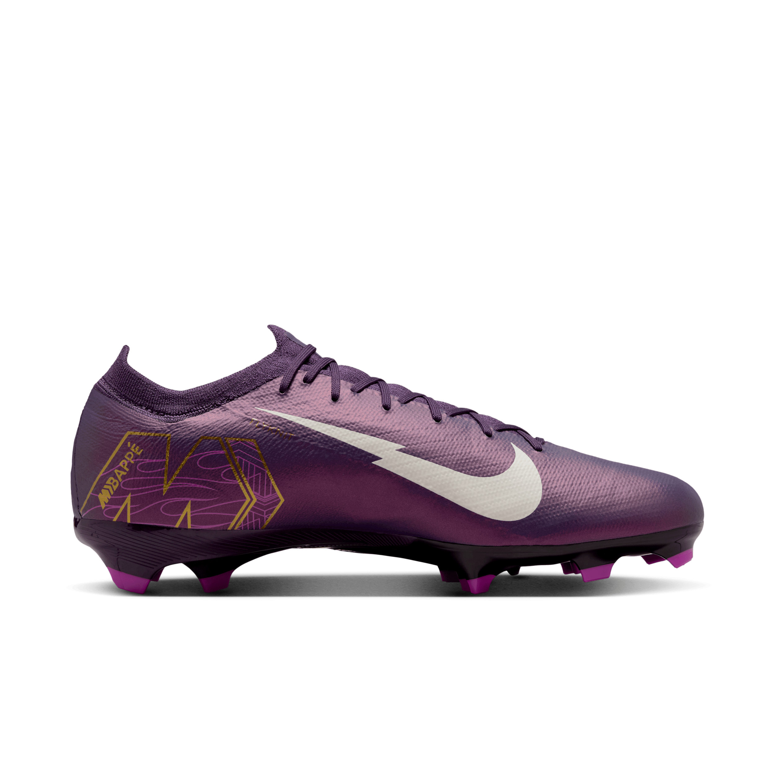 Chaussure de foot à crampons basse FG Nike Mercurial Vapor 16 Pro « Kylian Mbappé » - Pourpre