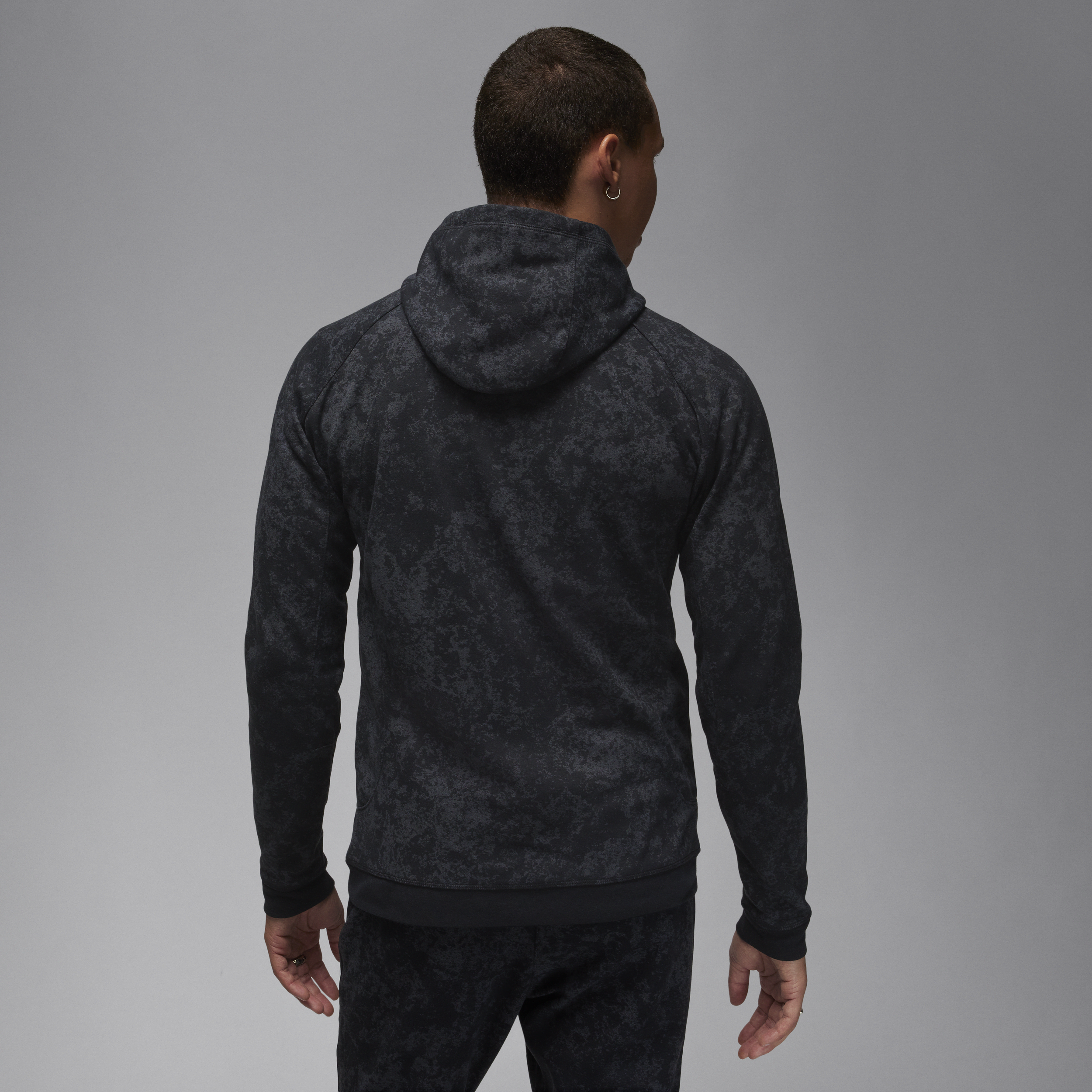 Jordan Dri-FIT Sport Air Fleece hoodie met rits voor heren Zwart