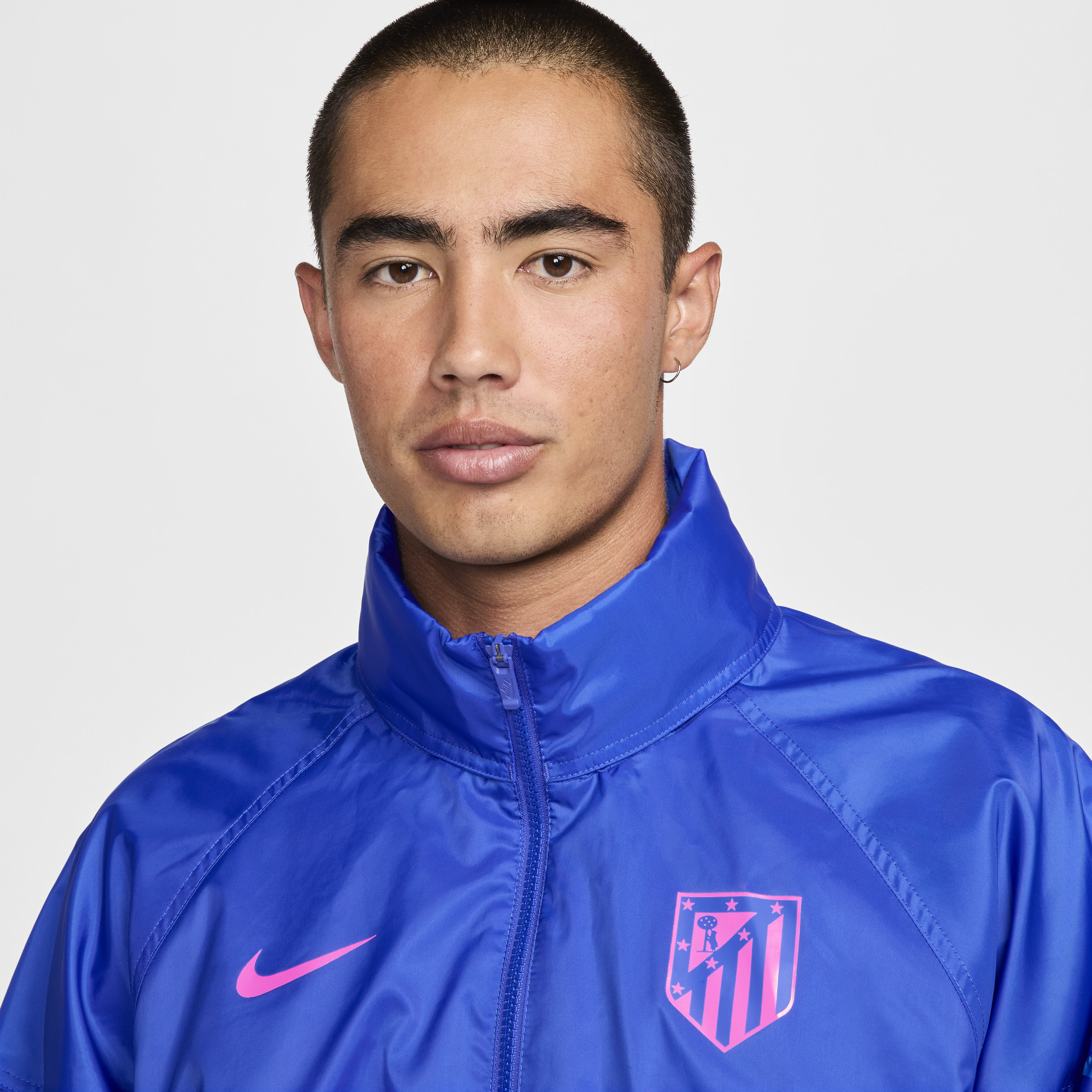 Anorak Nike Football Atlético Madrid Windrunner 3e tenue pour homme - Bleu