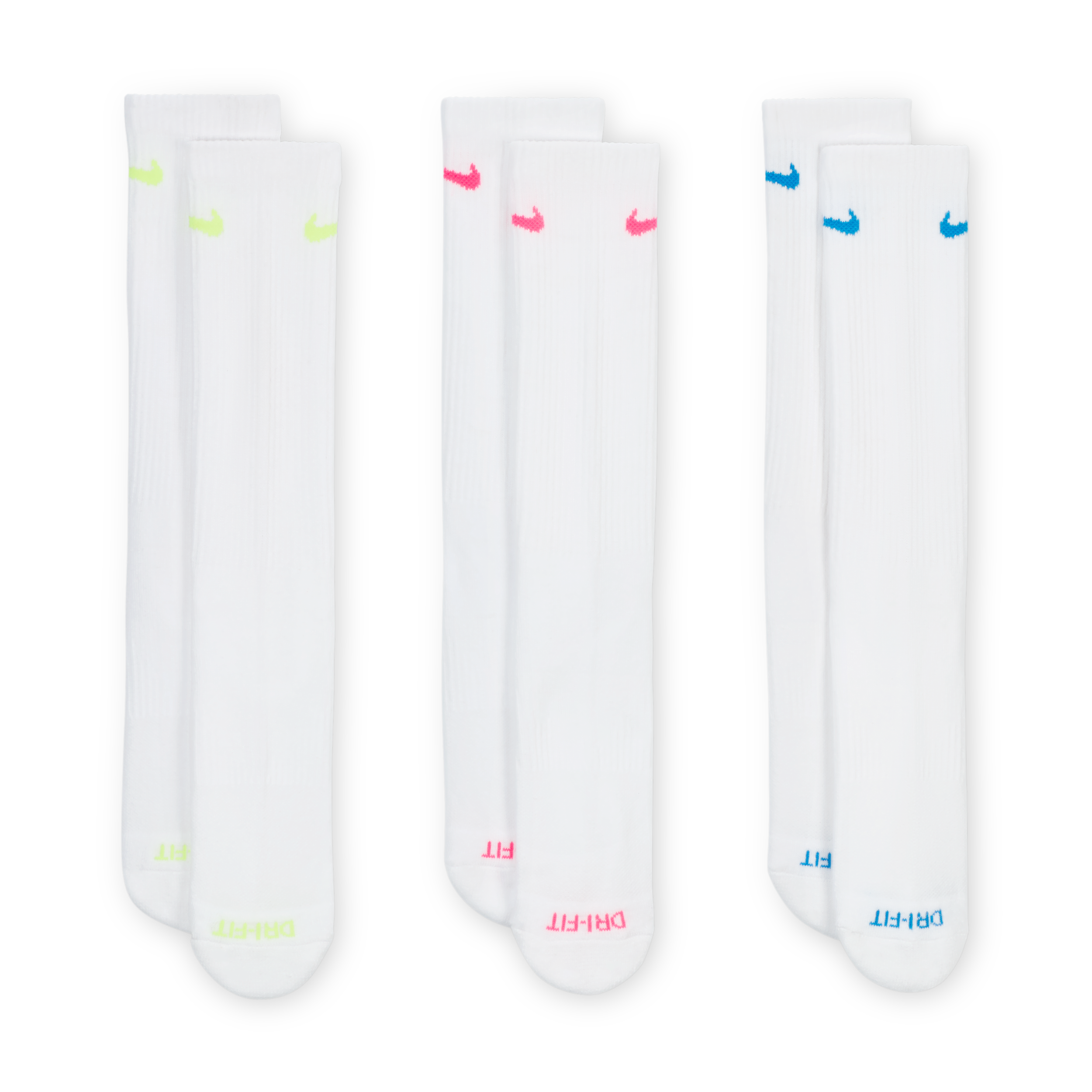 Thumbnail - Nike Everyday Plus Cushioned Crew-Trainingssocken (3 Paar) - Multi-Color