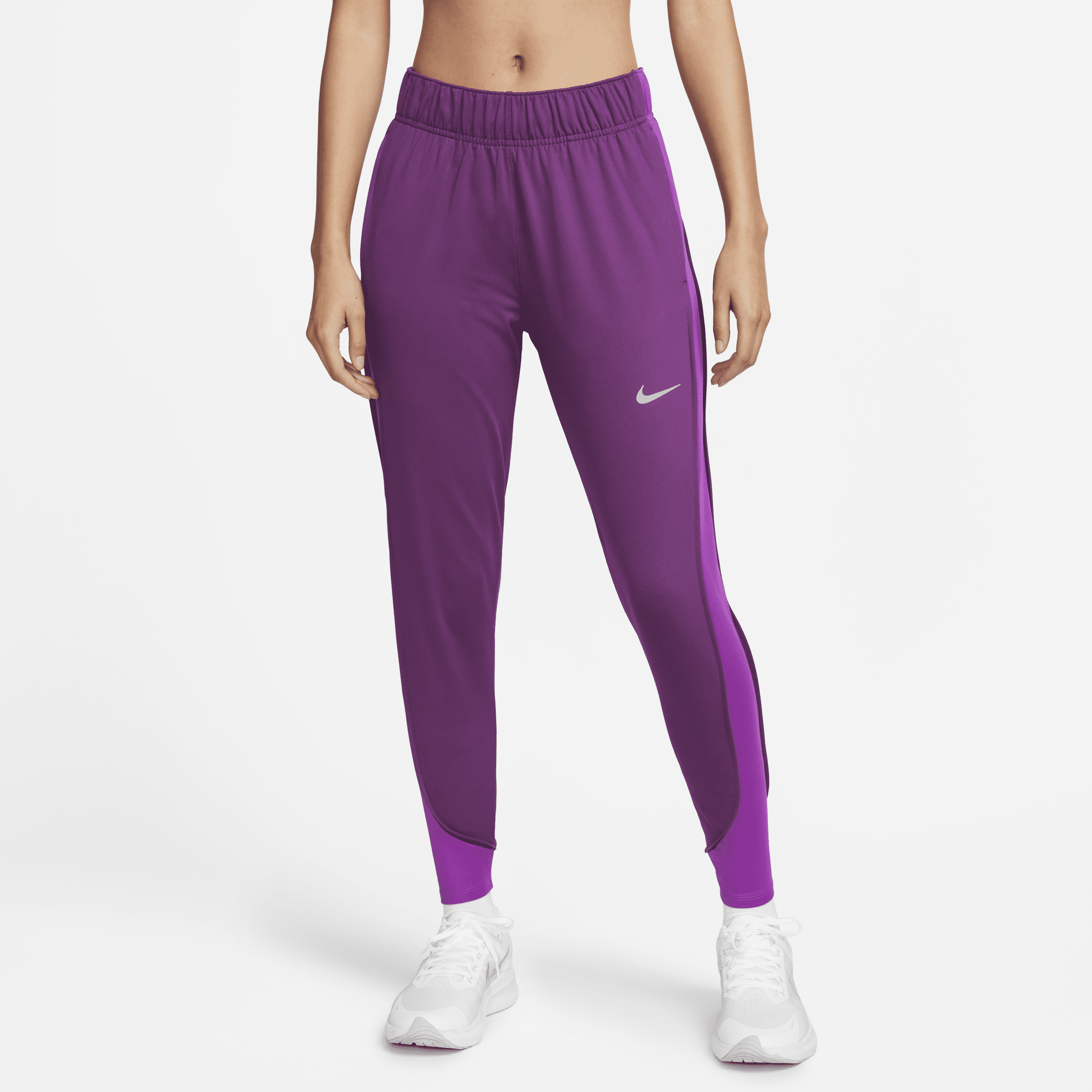 Damskie spodnie do biegania Nike Therma-FIT Essential - Fiolet