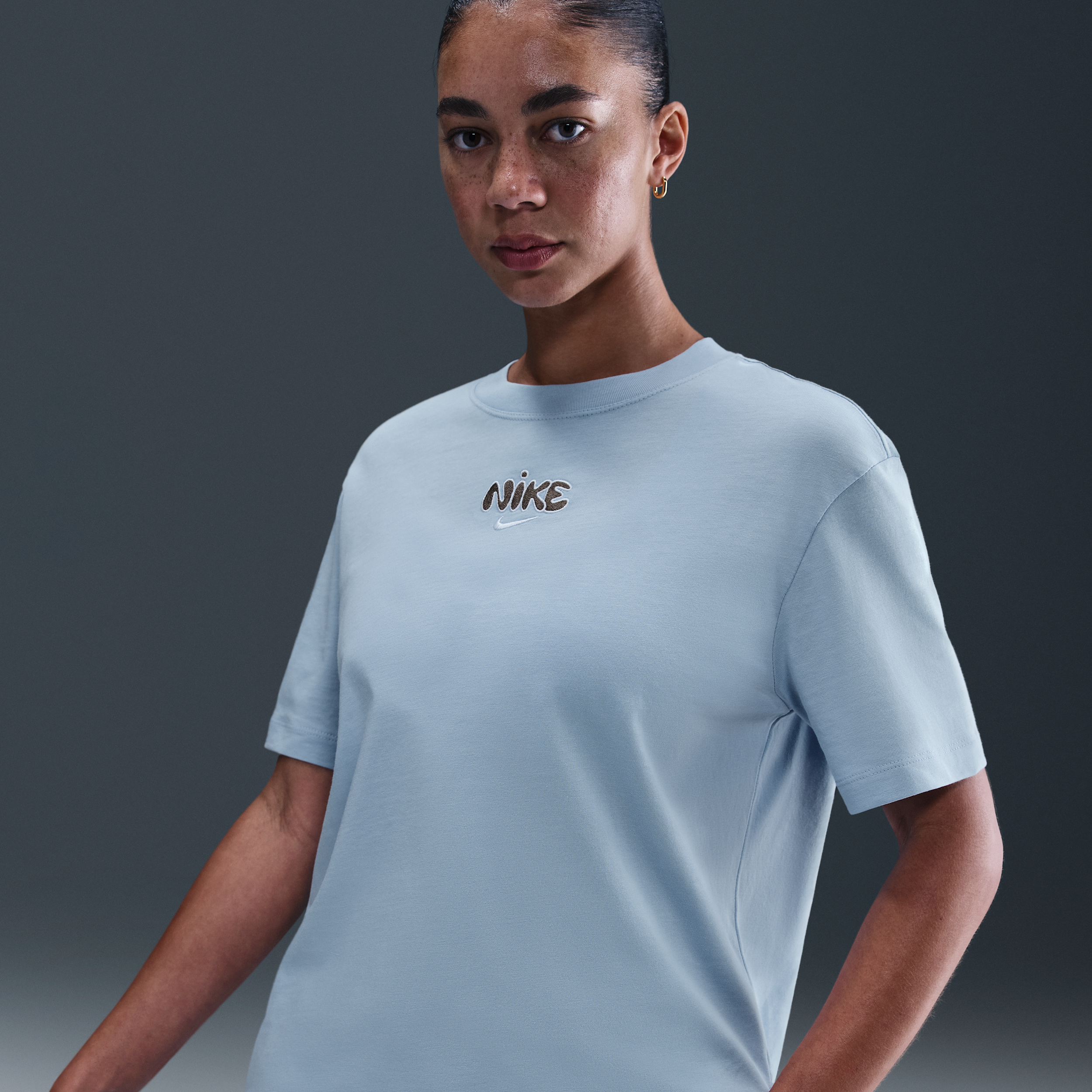Thumbnail - Nike T-Shirt (Damen) - Blau