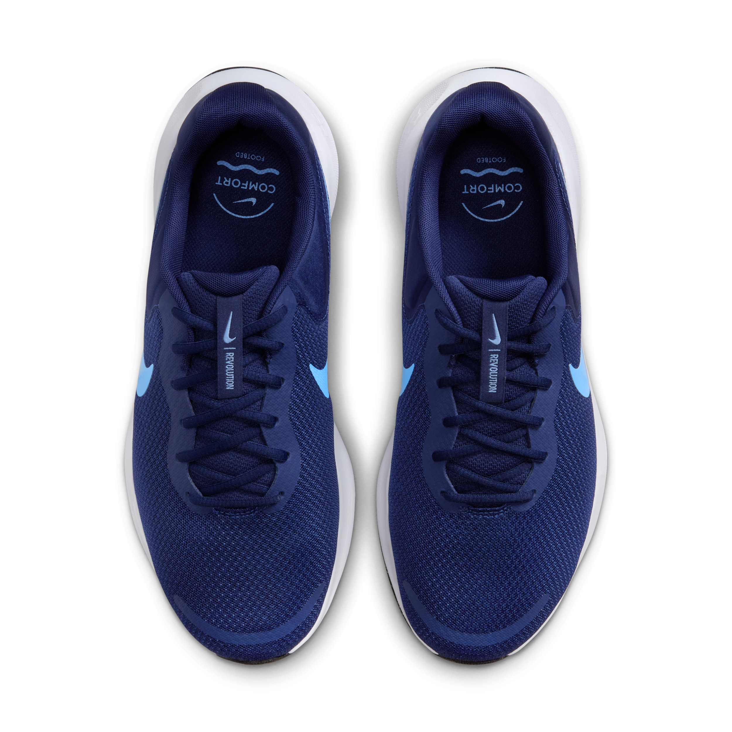 Nike Revolution 7 hardloopschoenen voor heren (extra breed straat) Blauw