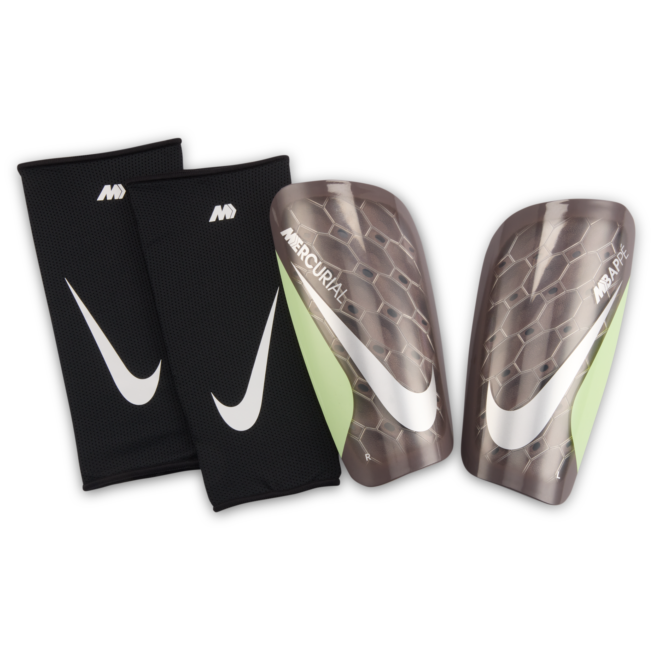 Parastinchi da calcio Nike Mercurial Lite "Kylian Mbappé" - Marrone