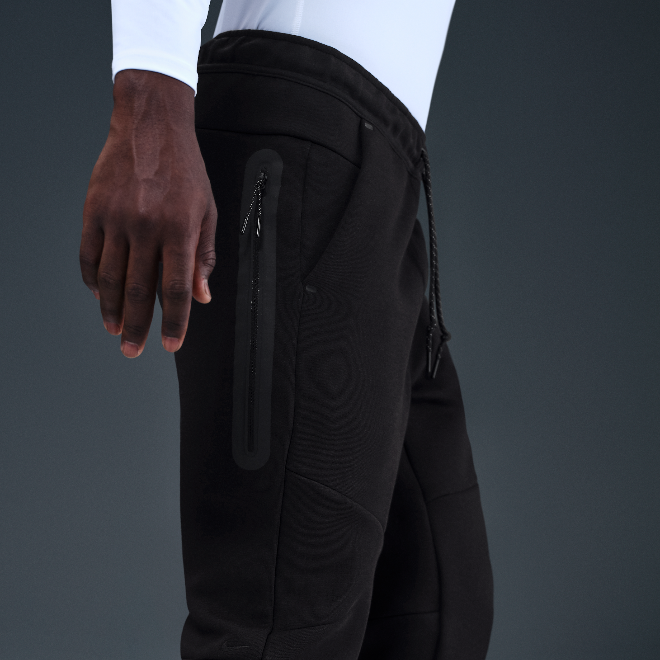 Pantalon de jogging en tissu Fleece Nike Tech pour homme - Noir