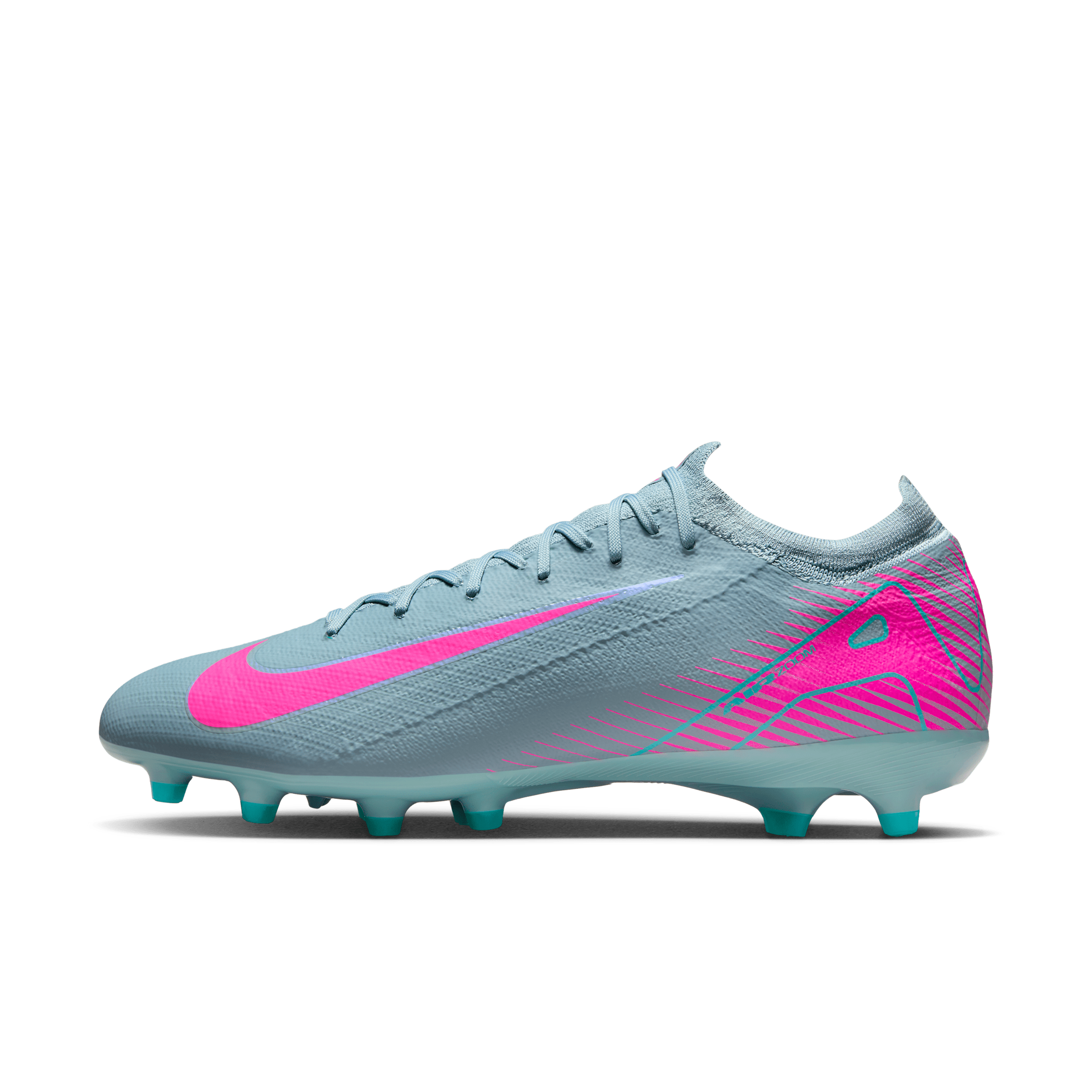 Thumbnail - Nike Mercurial Vapor 16 Pro AG-Pro Low-Top-Fußballschuh - Grau