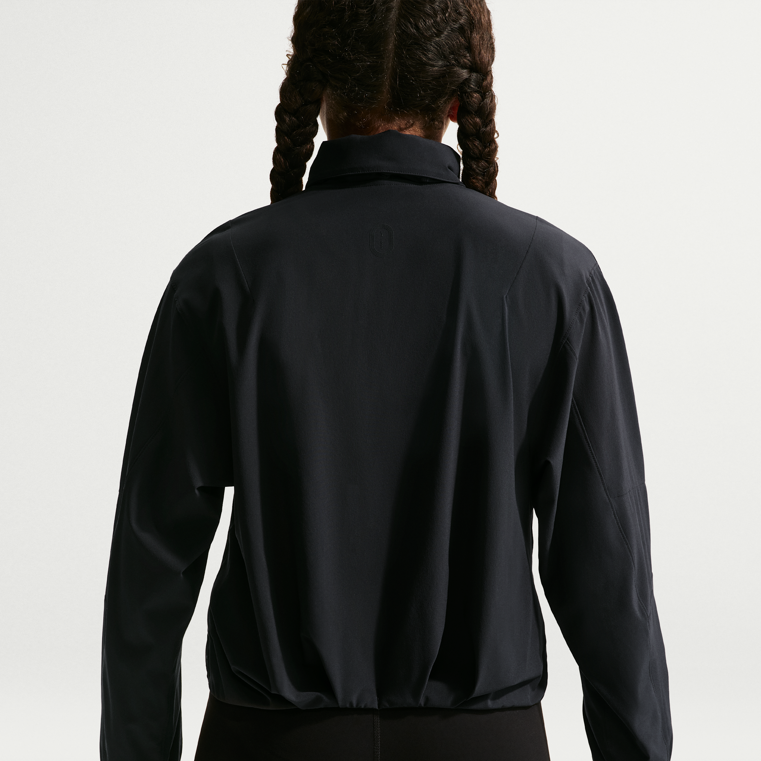 Thumbnail - Nike MAVN wasserabweisende Webjacke mit UV-Schutz für Mädchen - Schwarz