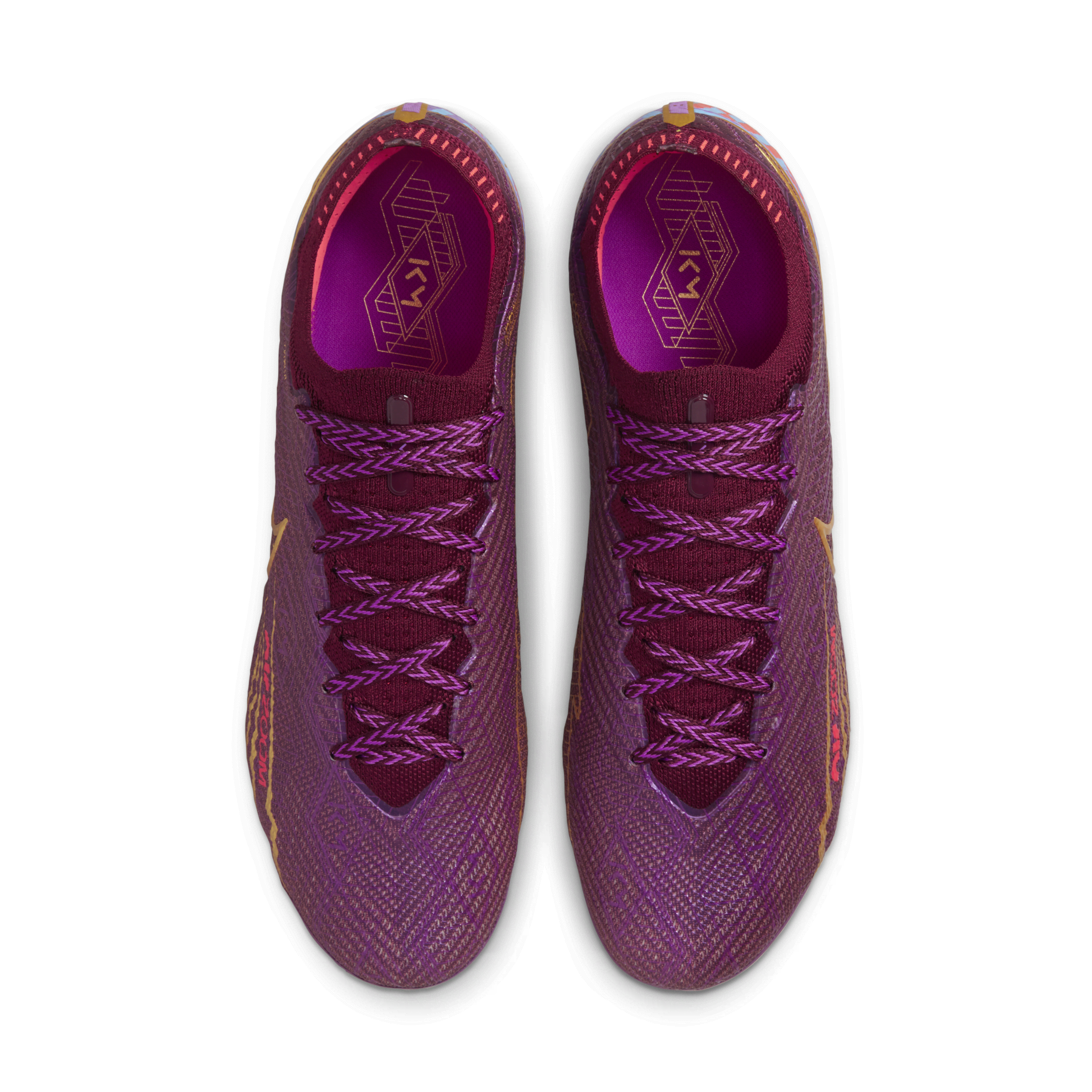 Nike Zoom Mercurial Vapor 15 Elite FG Purple Mbappe DR9996-694 Mens Size