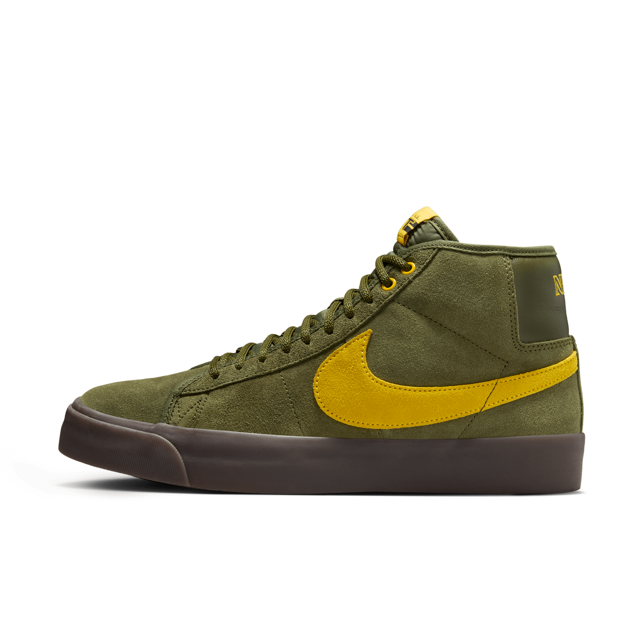 Nike Zoom Blazer Mid skateschoenen Groen