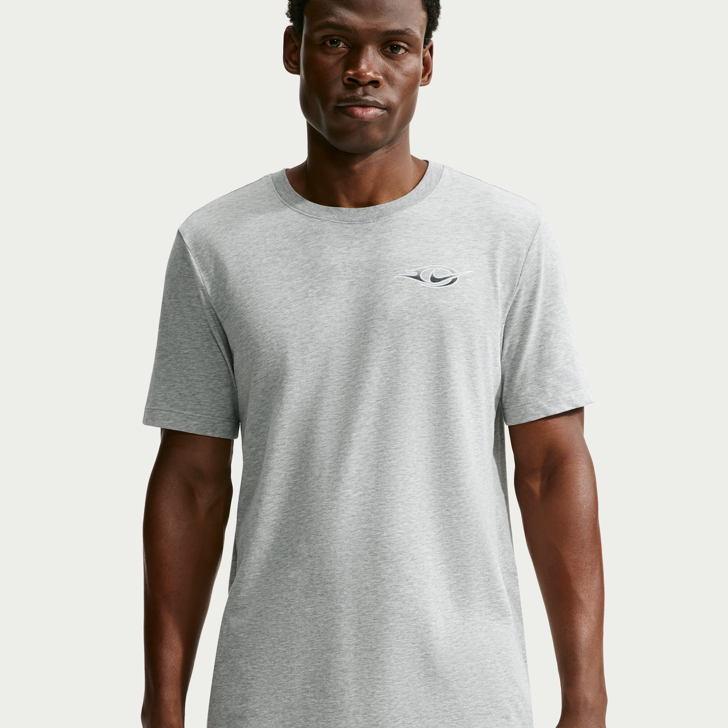 Nike Dri-FIT-løbe-T-shirt til mænd - grå