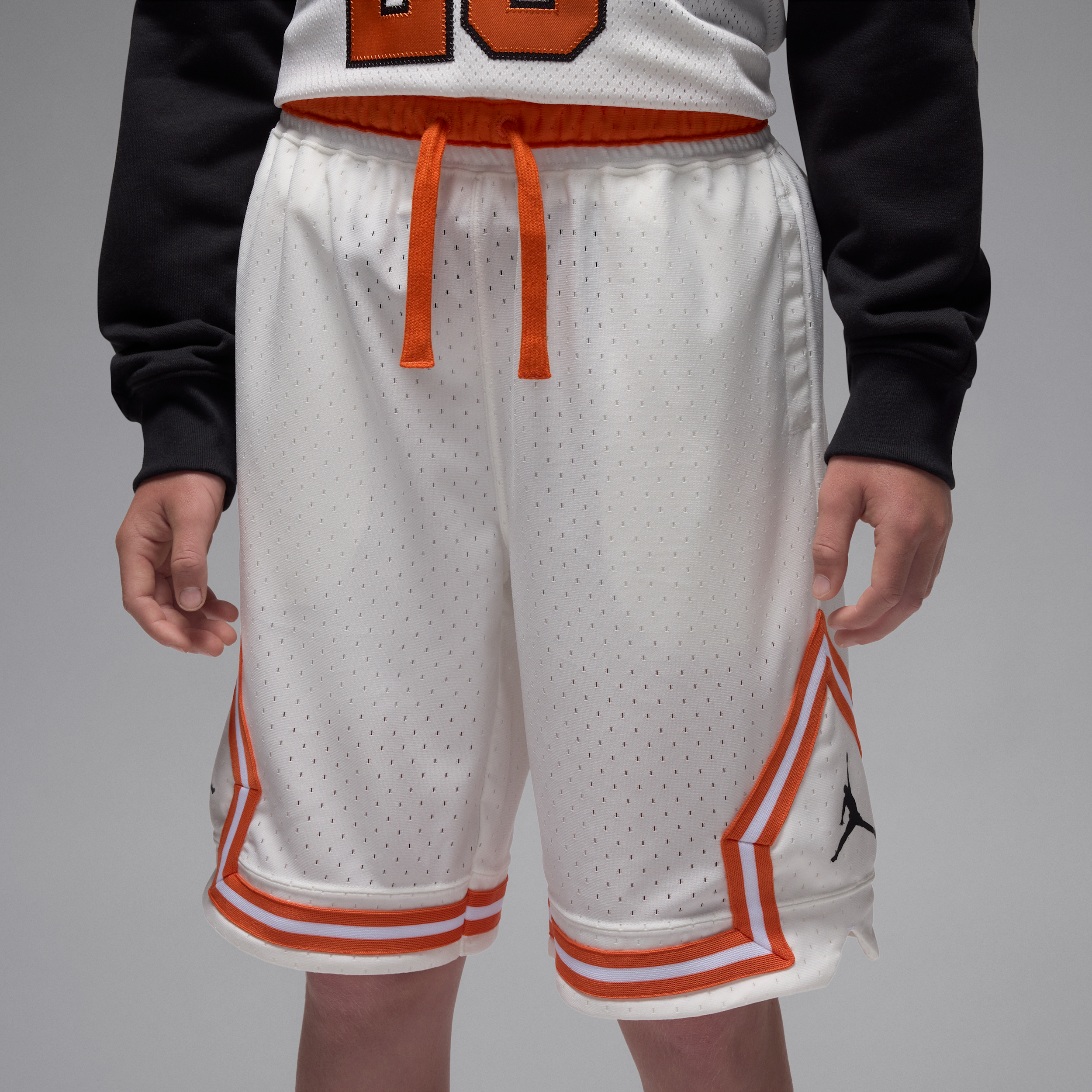 Jordan Sport Diamond shorts met Dri-FIT voor kids Wit