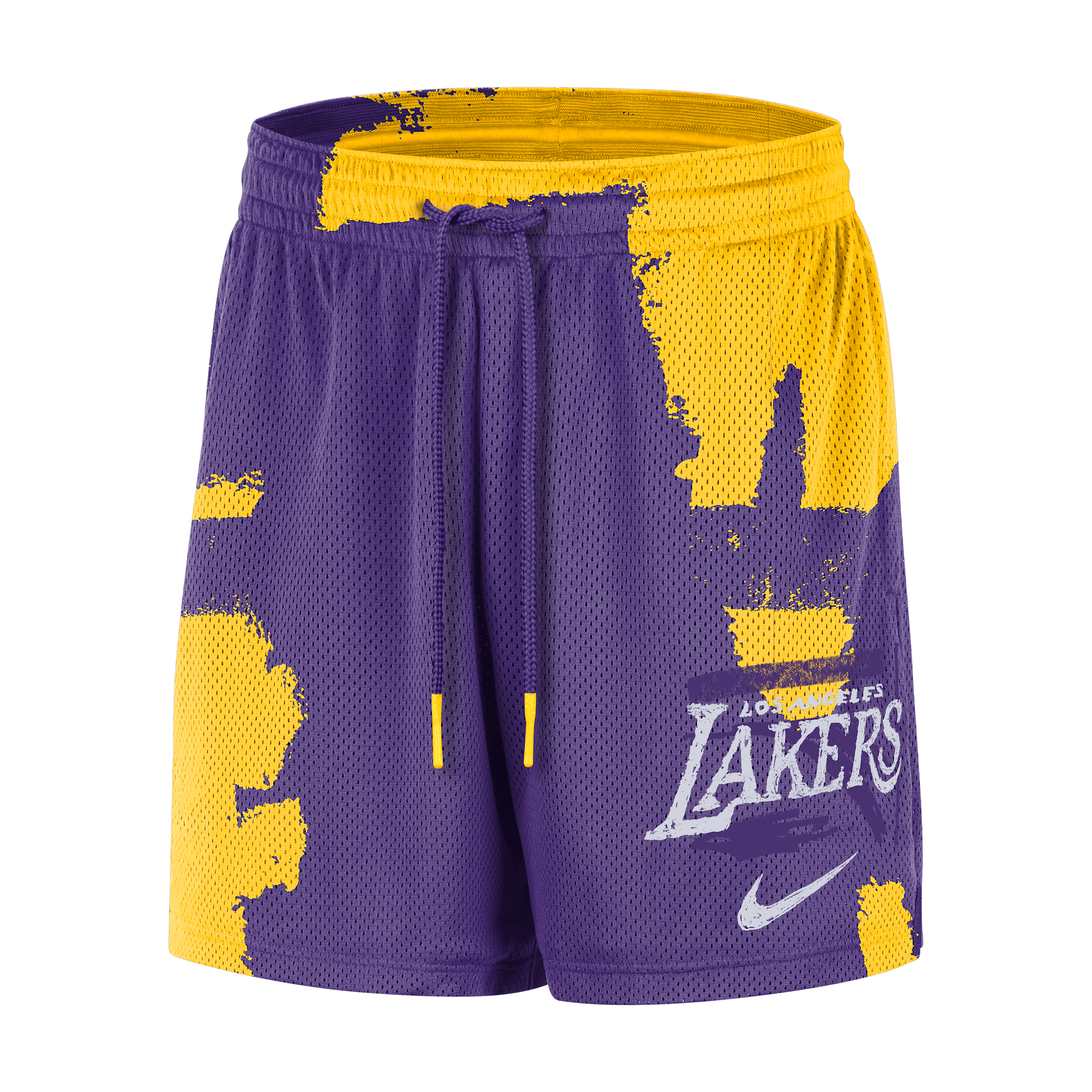 Shorts da allenamento in mesh Los Angeles Lakers Courtside Jordan Dri-FIT NBA – Uomo - Viola