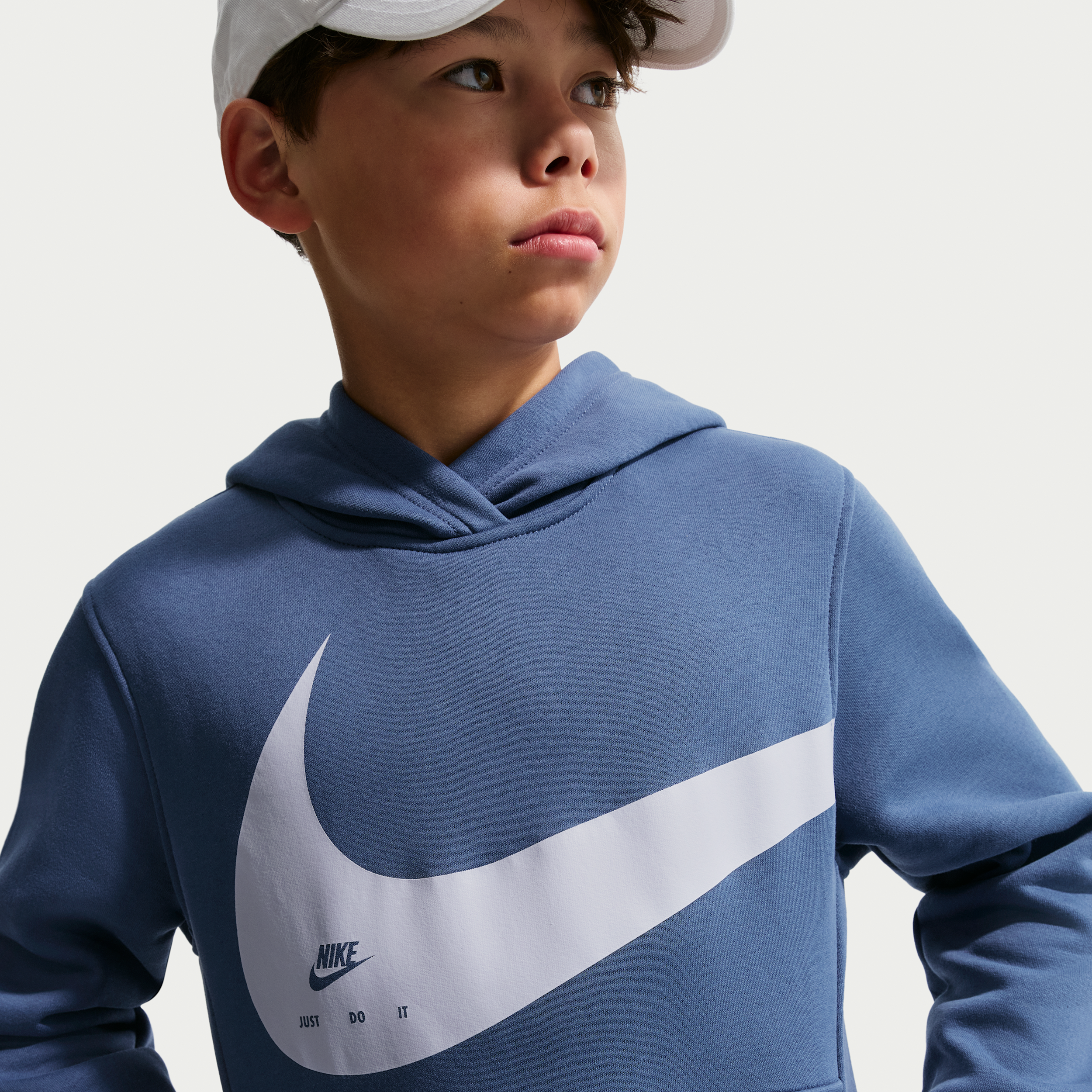 Thumbnail - Nike Club Hoodie (ältere Kinder) - Blau
