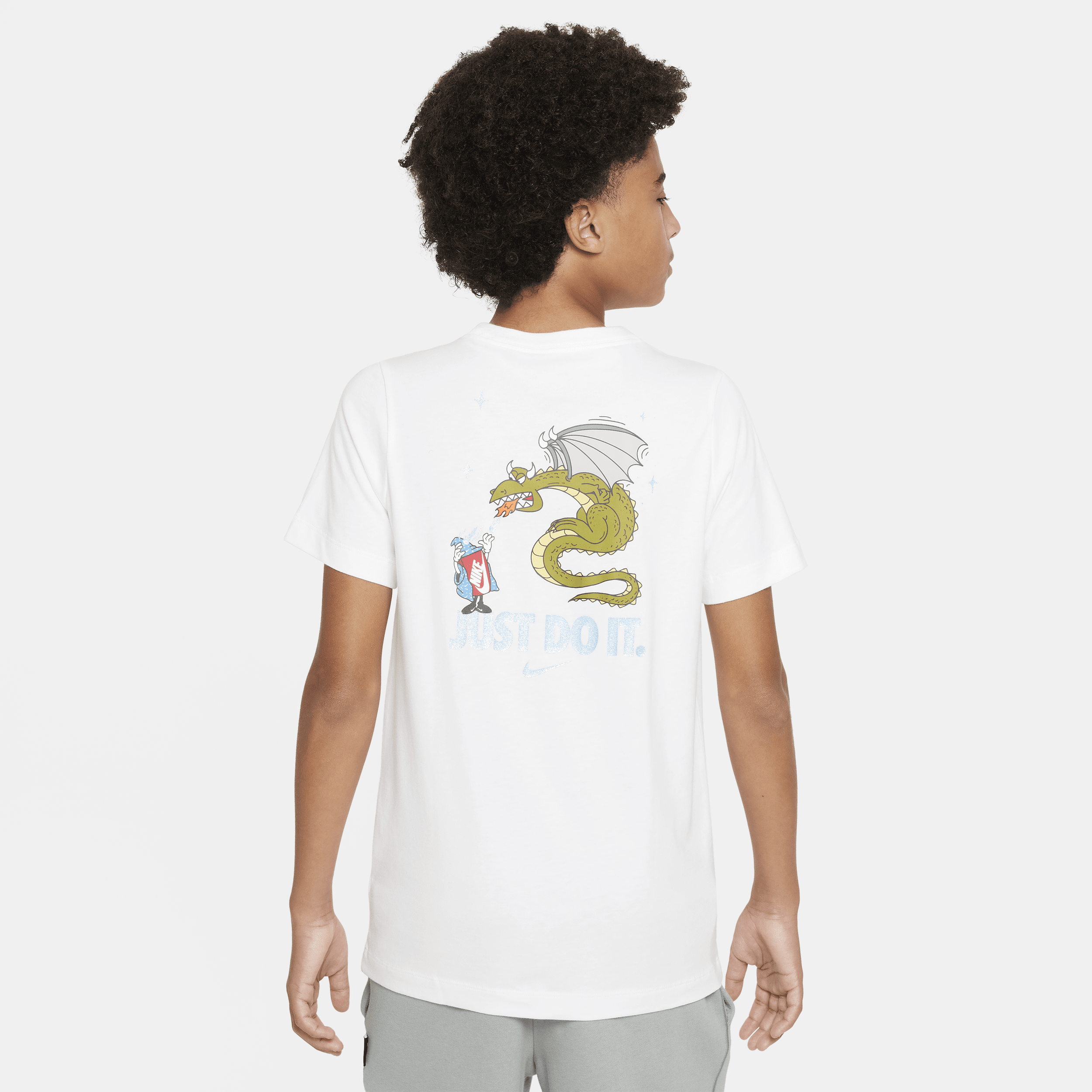 Nike Sportswear 'Lunar New Year' T-shirt voor kids Wit