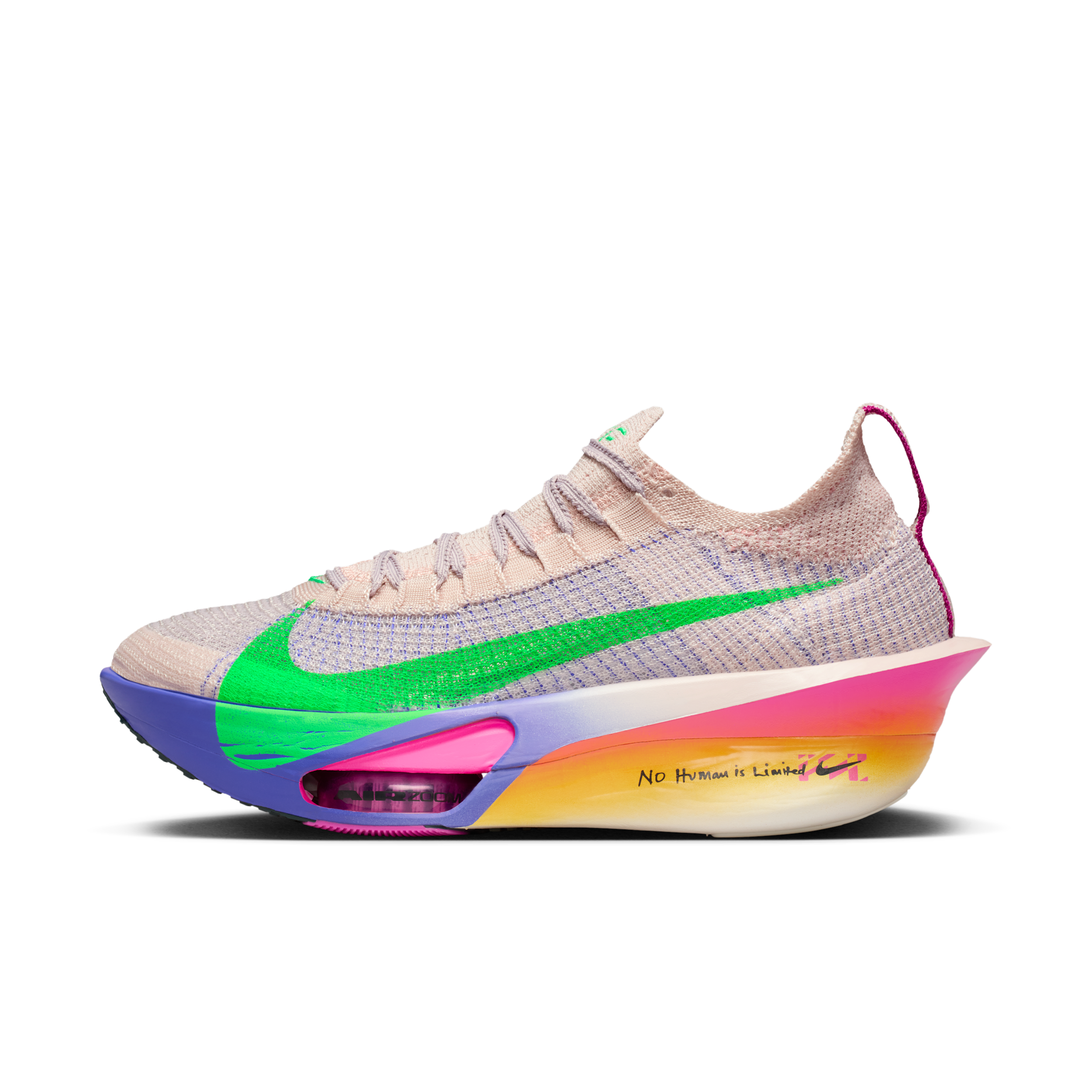 Nike Alphafly 3 Eliud Kipchoge Womens Road Racing Shoes - Pink