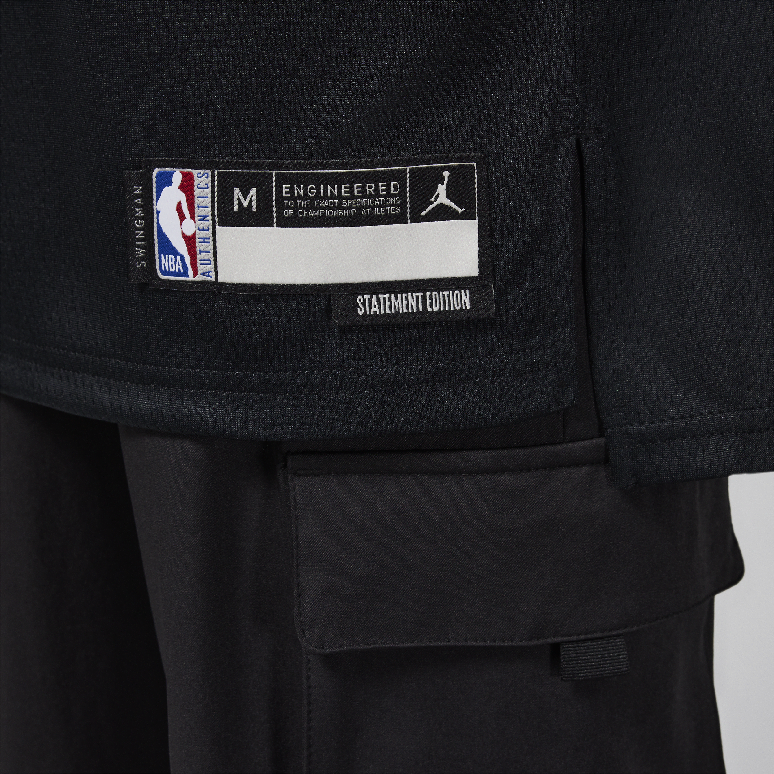 Nike Boston Celtics Statement Edition Swingman Dri-FIT jersey voor kids Zwart