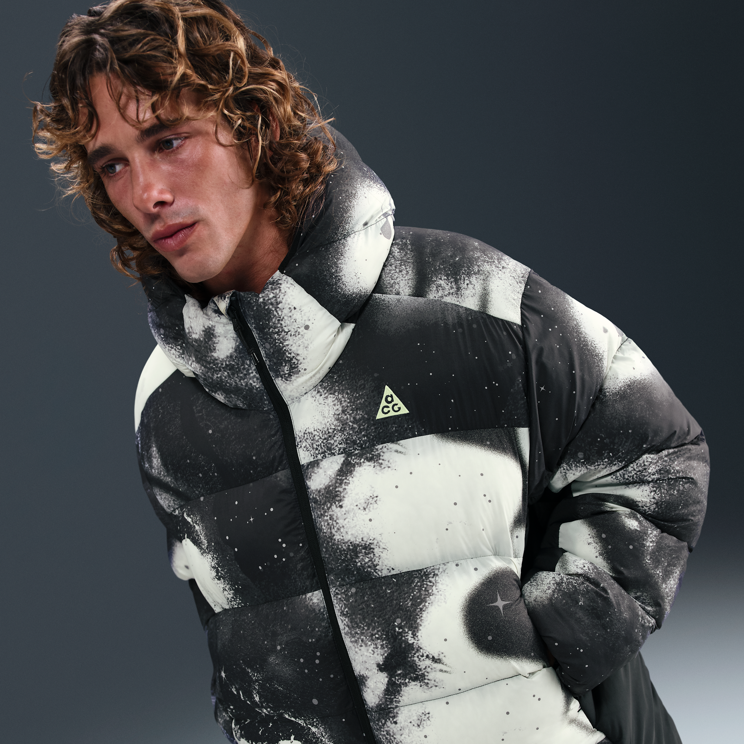 Thumbnail - Nike ACG "Lunar Lake" ADV Jacke mit Therma-FIT (Herren) - Grau