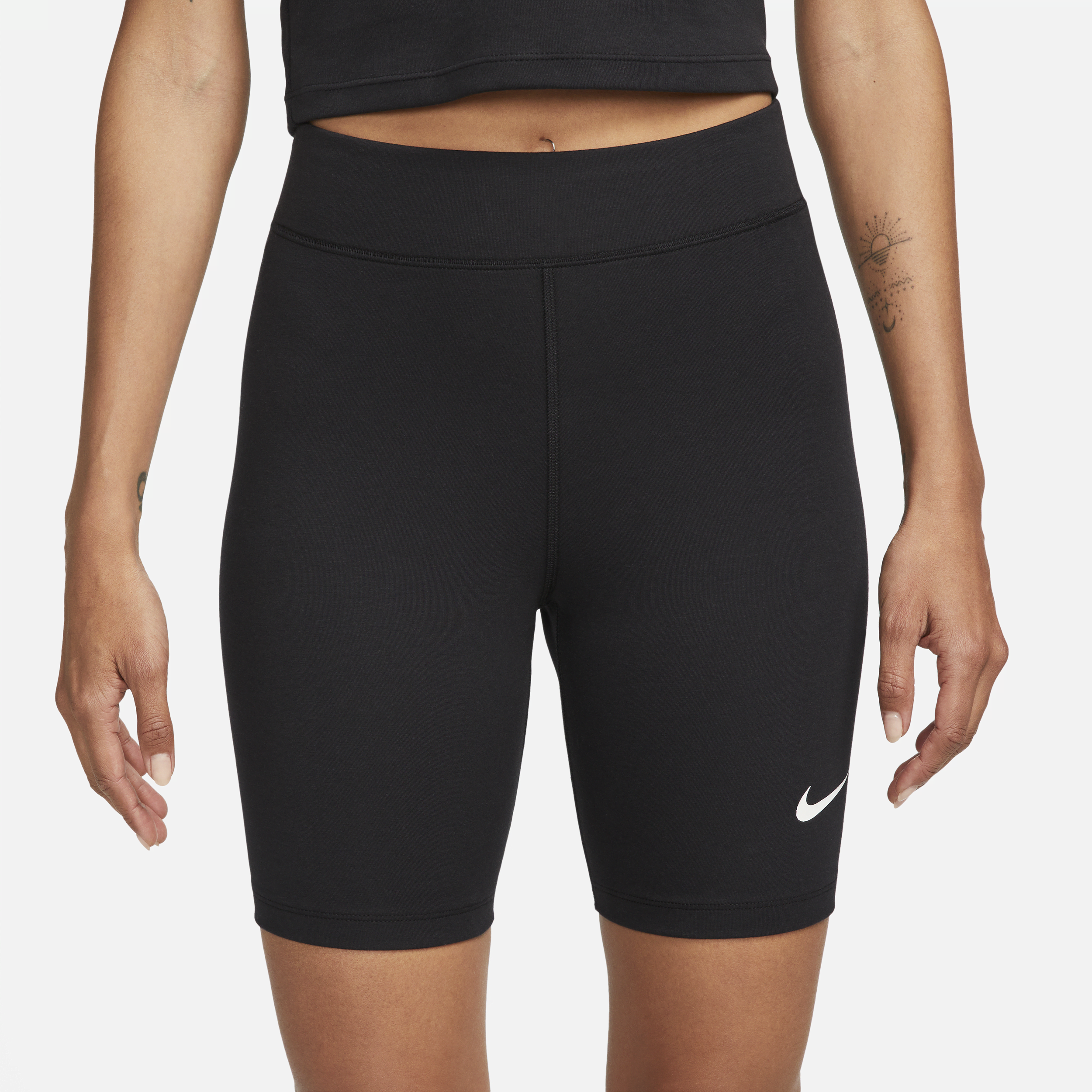 Cycliste taille haute Nike Sportswear Classic 20 cm pour femme - Noir