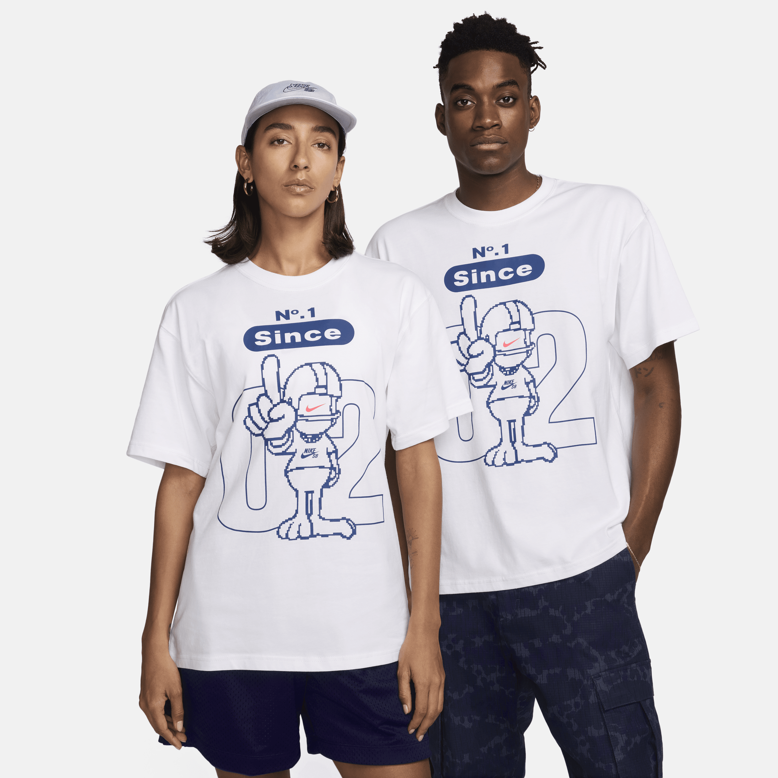 Nike SB Skateshirt Wit