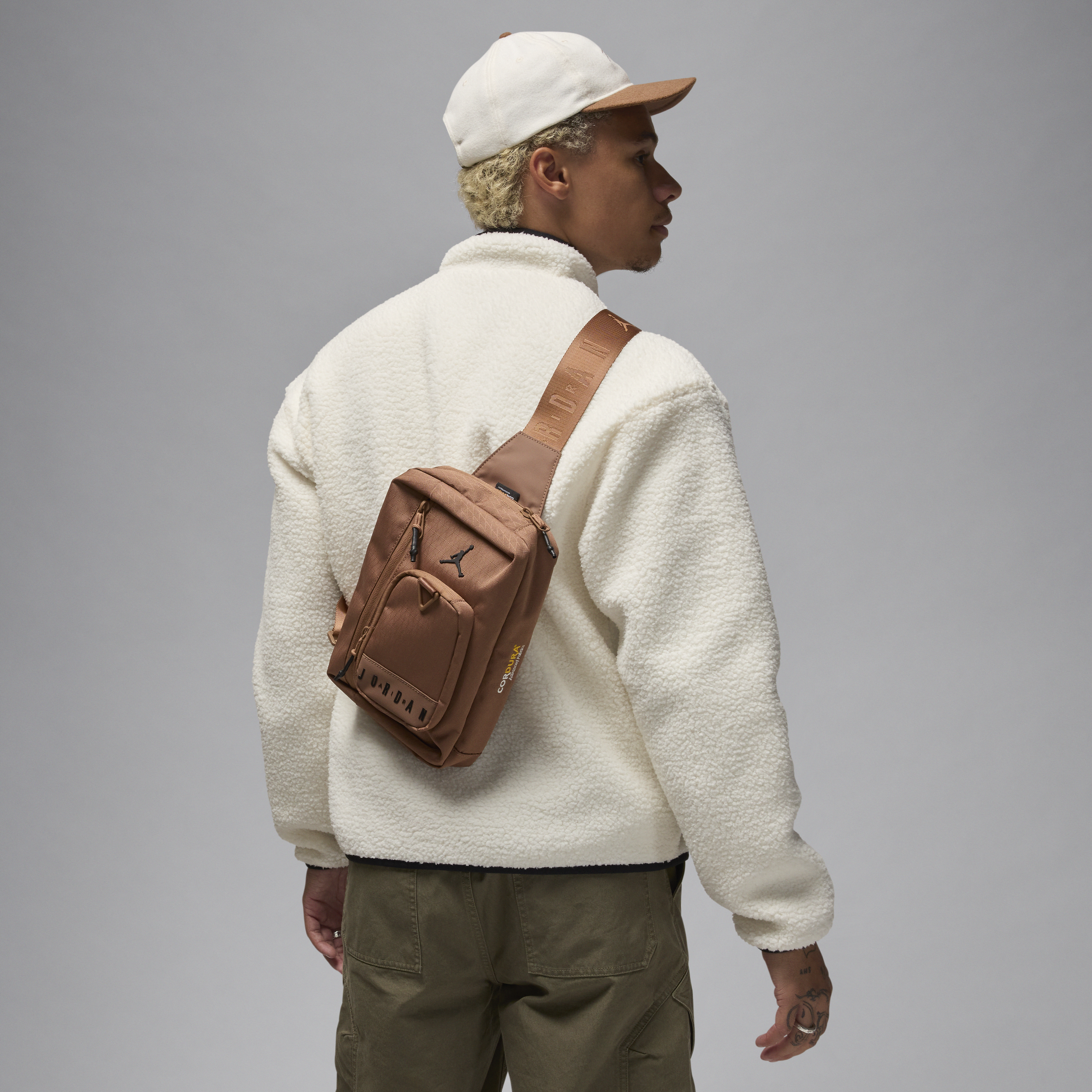 Borsa a tracolla Collectors Jordan (3 l) - Marrone