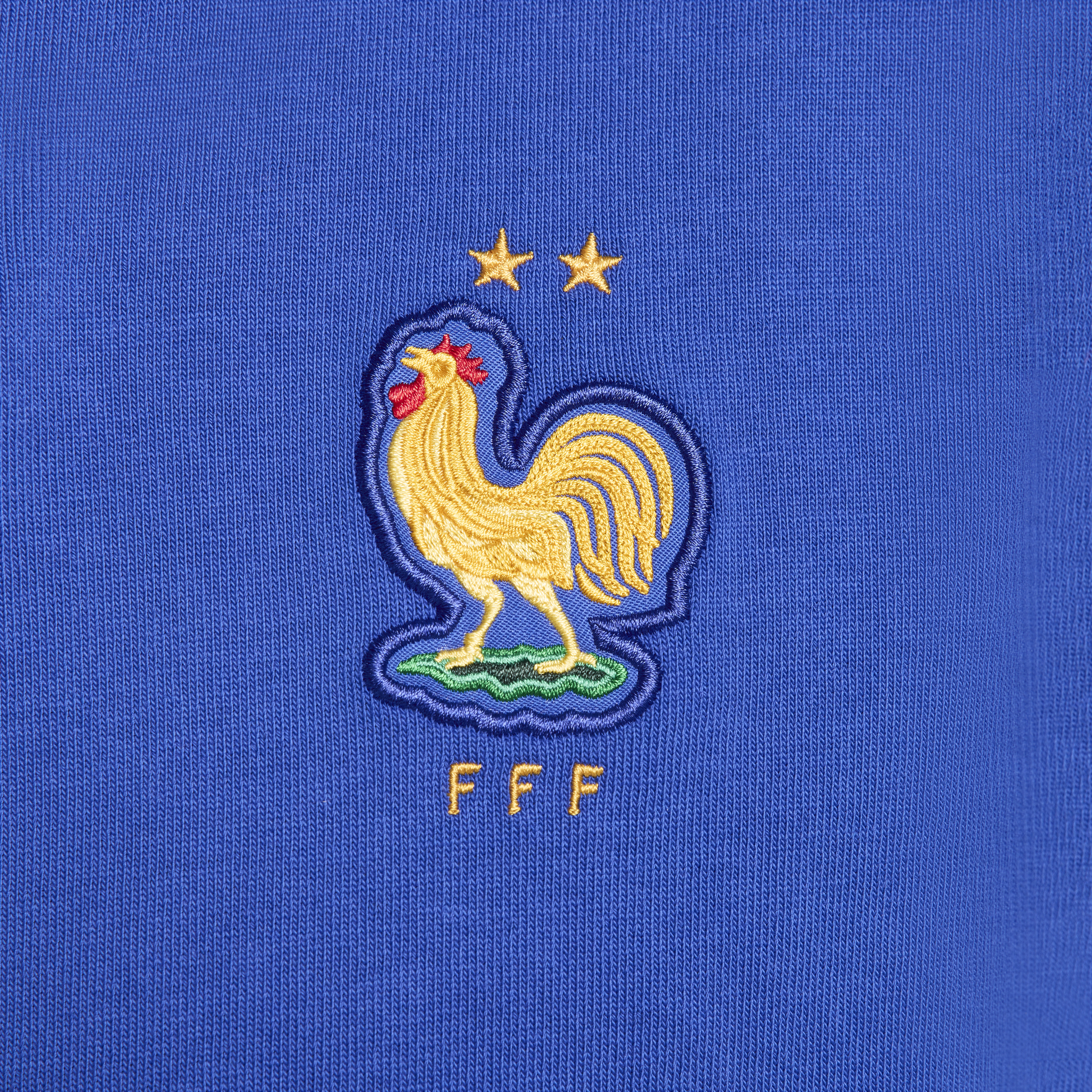 Nike FFF oversized voetbalpoloshirt voor heren Blauw