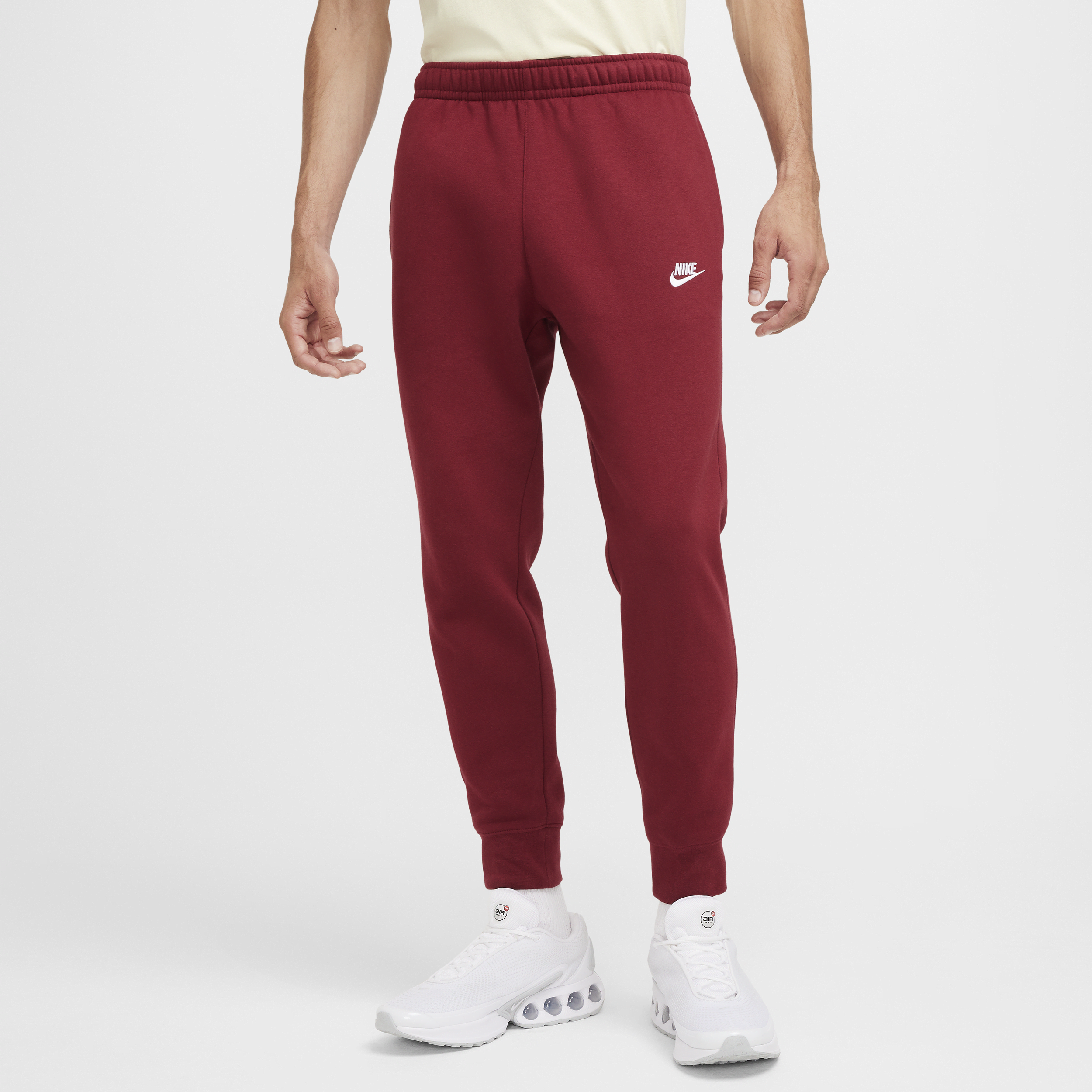 pantalon-de-jogging-nike-sportswear-club-fleece-rouge-xxl-bv2671-677