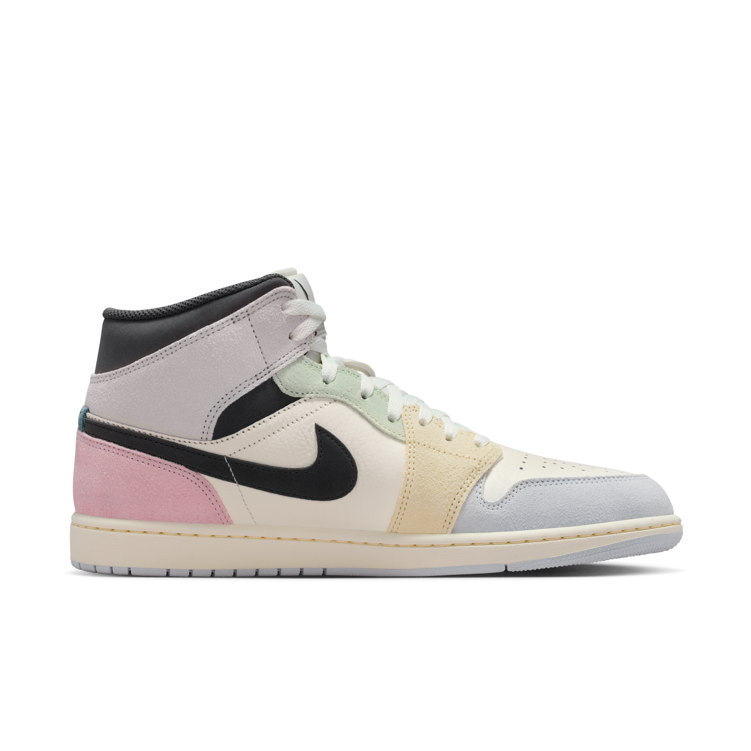 Air Jordan 1 Mid SE-sko til mænd - hvid - IB7110-100