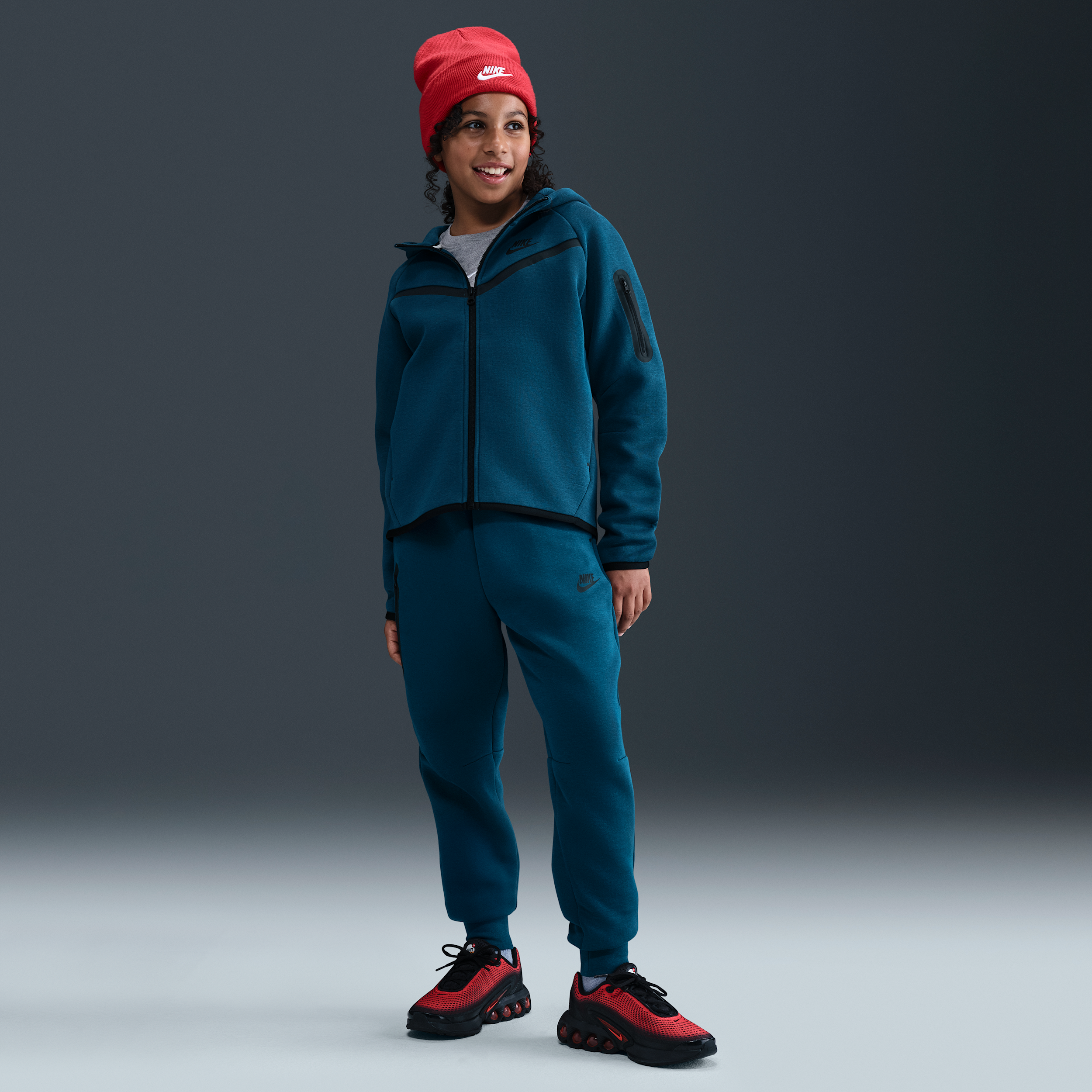 nike tech blue tracksuit