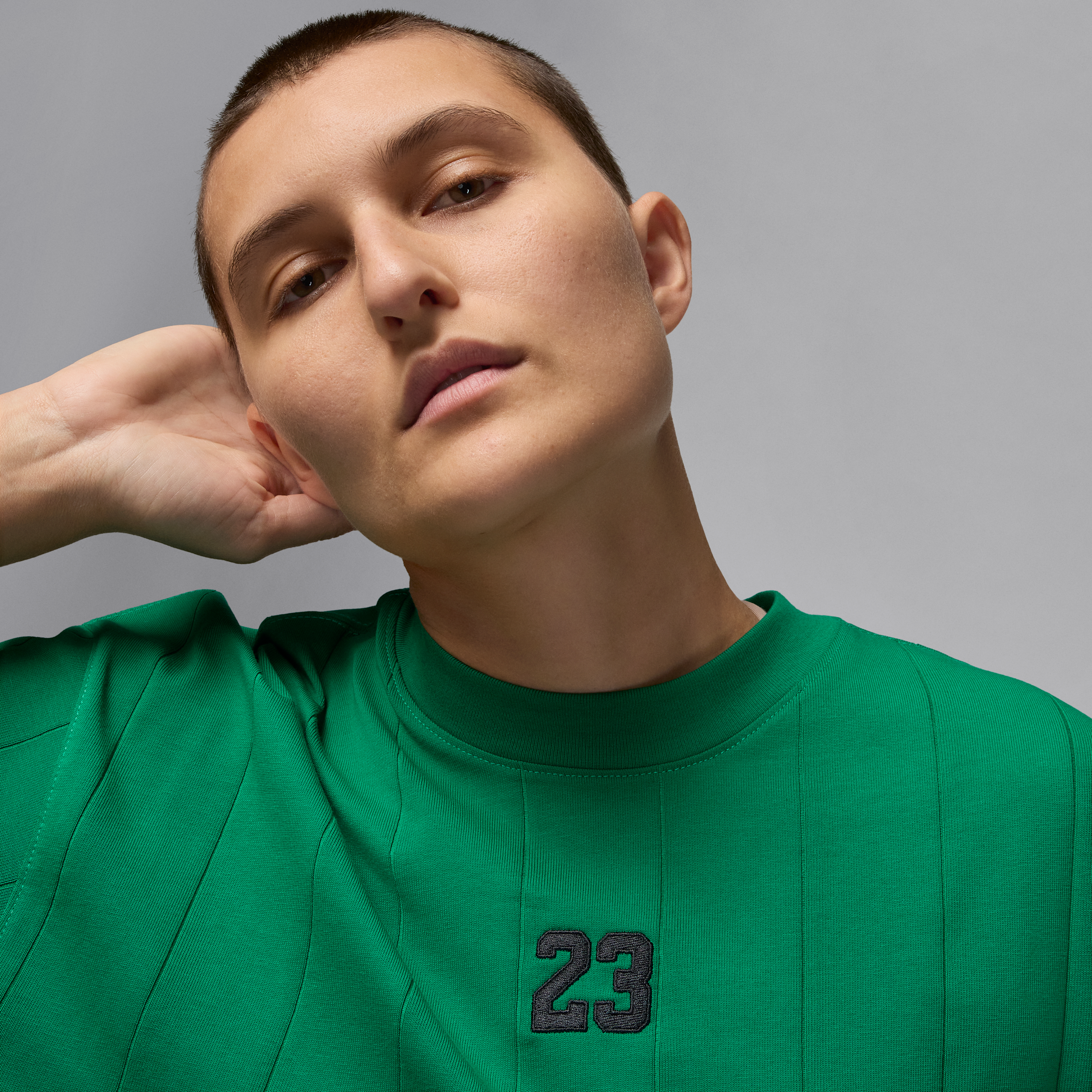 Thumbnail - Jordan Brooklyn Oberteil mit weiter Passform für Damen - Grün