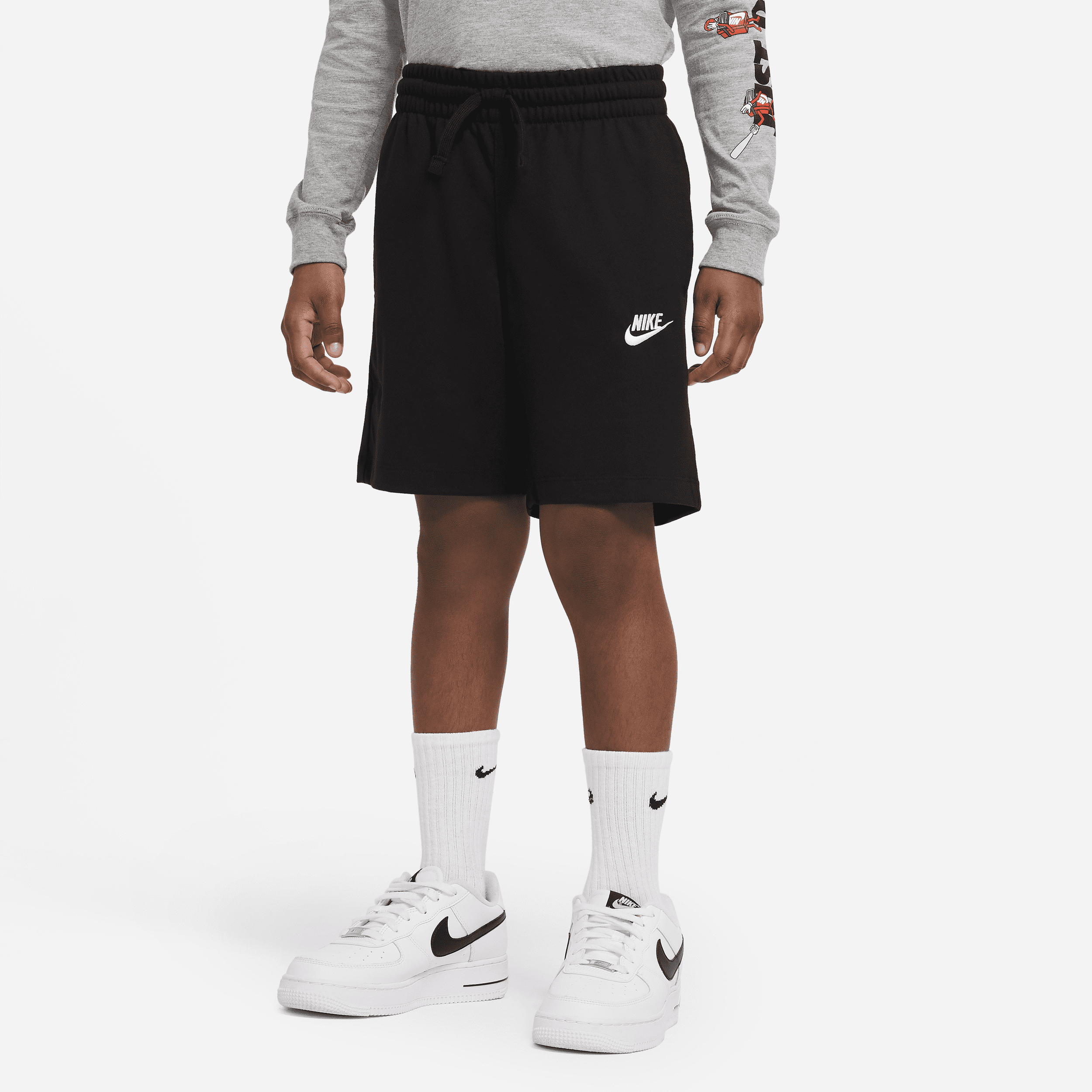 Nike Jersey Older Kids (Boys) Shorts - Black