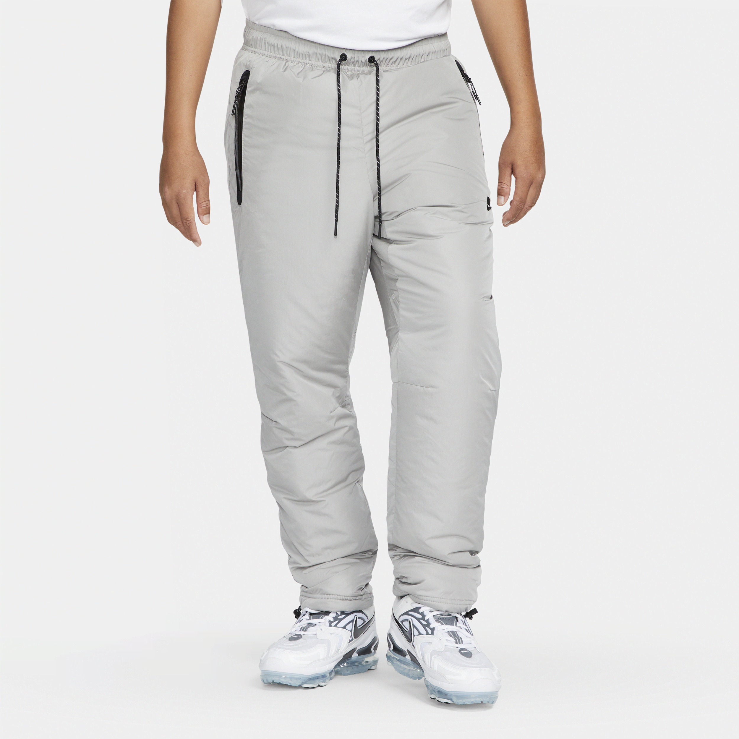 Męskie spodnie z tkaniny z wypełnieniem Nike Sportswear Therma-FIT - Szary
