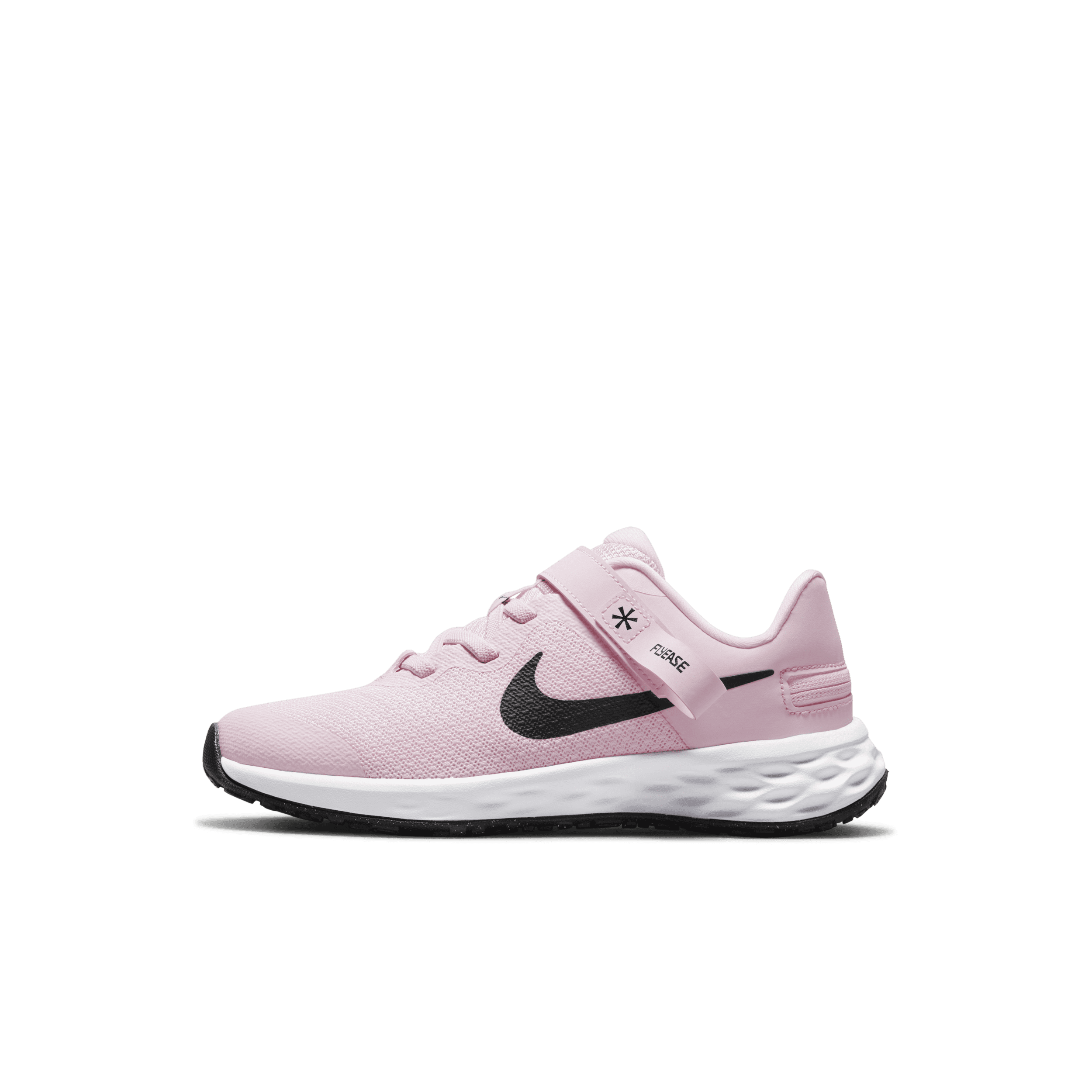 Image of Nike Revolution 6 FlyEase Eenvoudig aan en uit te trekken kleuterschoenen - Roze