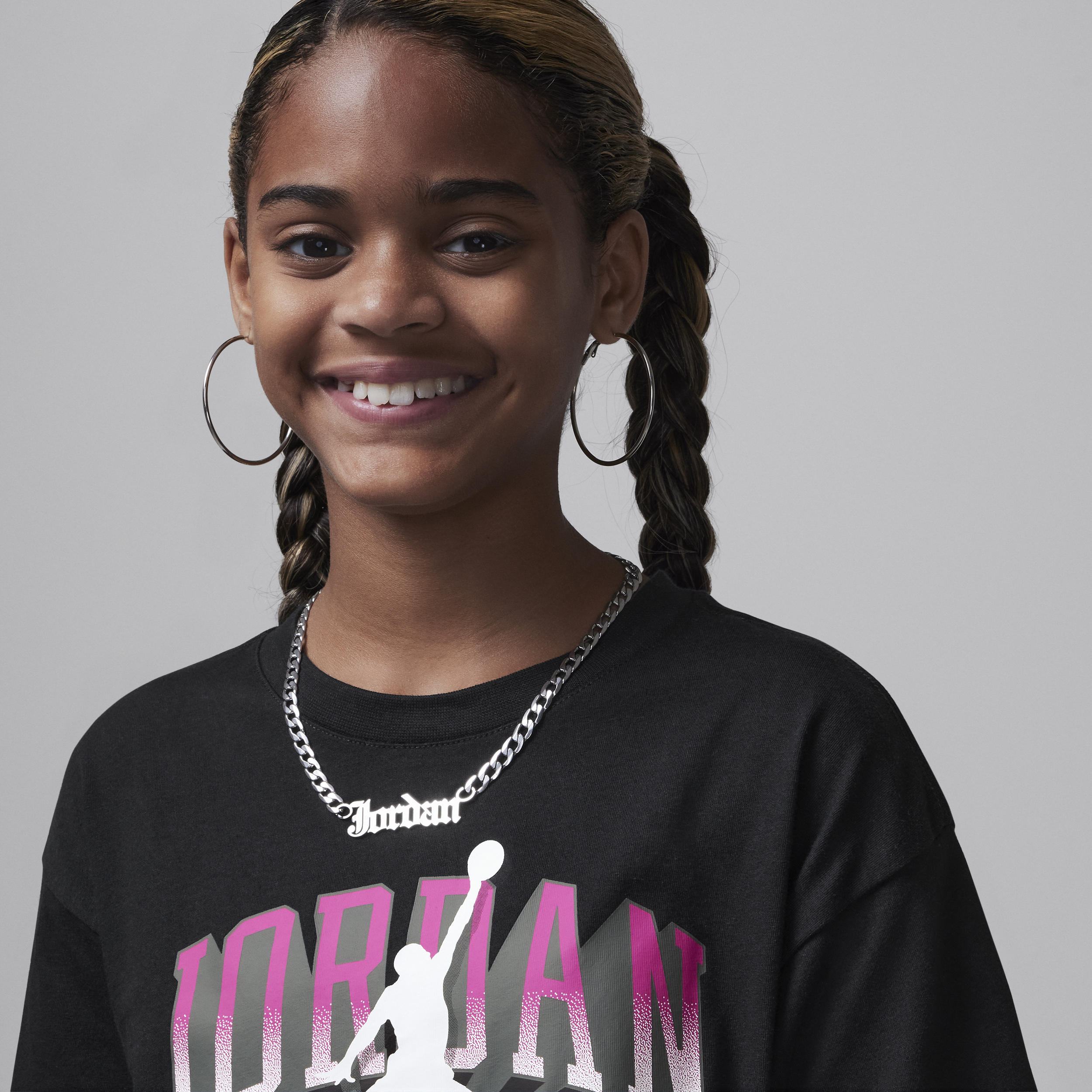 Thumbnail - Jordan Push Through T-Shirt mit Grafik (ältere Kinder) - Schwarz