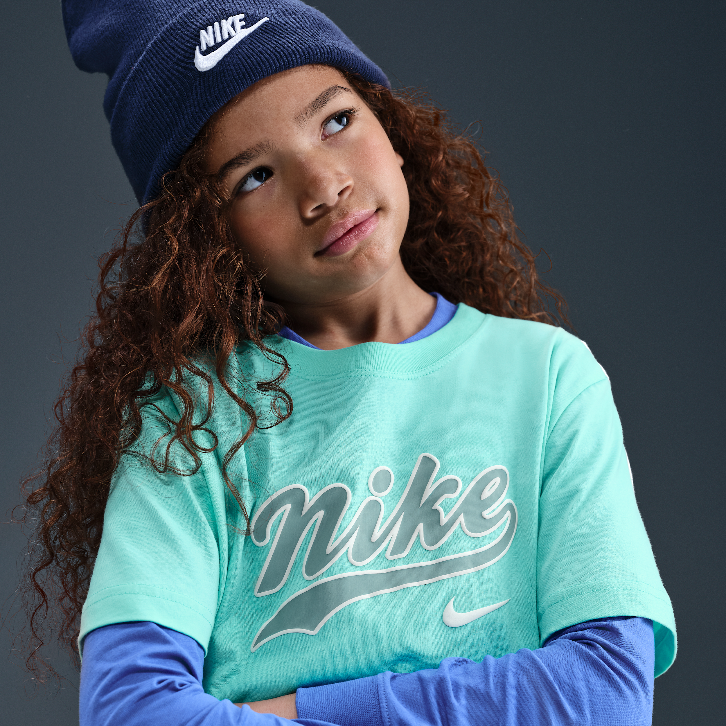 Thumbnail - Nike Sportswear T-Shirt für (ältere Kinder, Mädchen) - Grün