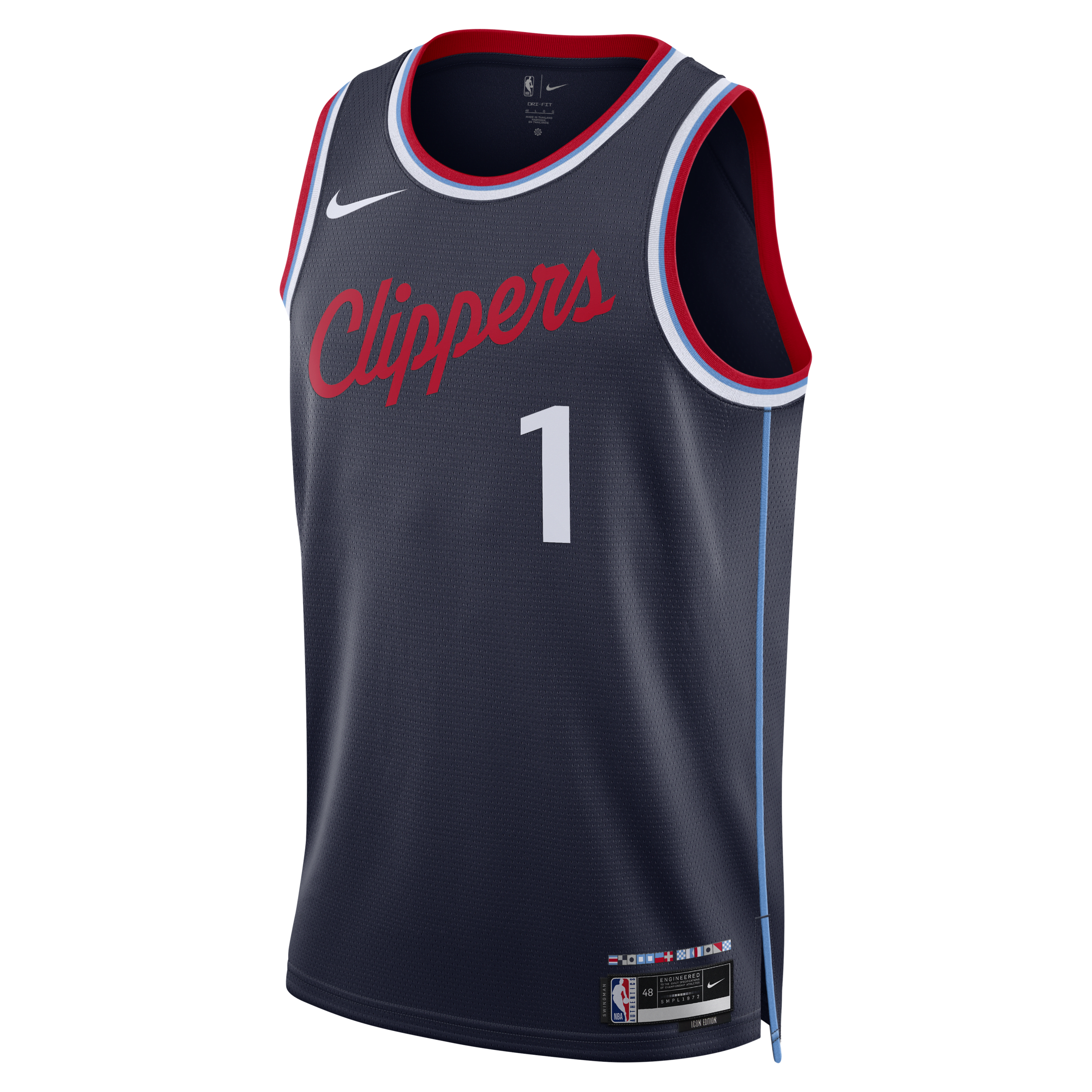 James Harden LA Clippers Swingman Icon Edition Men's Nike Dri-FIT NBA Jersey - Blue