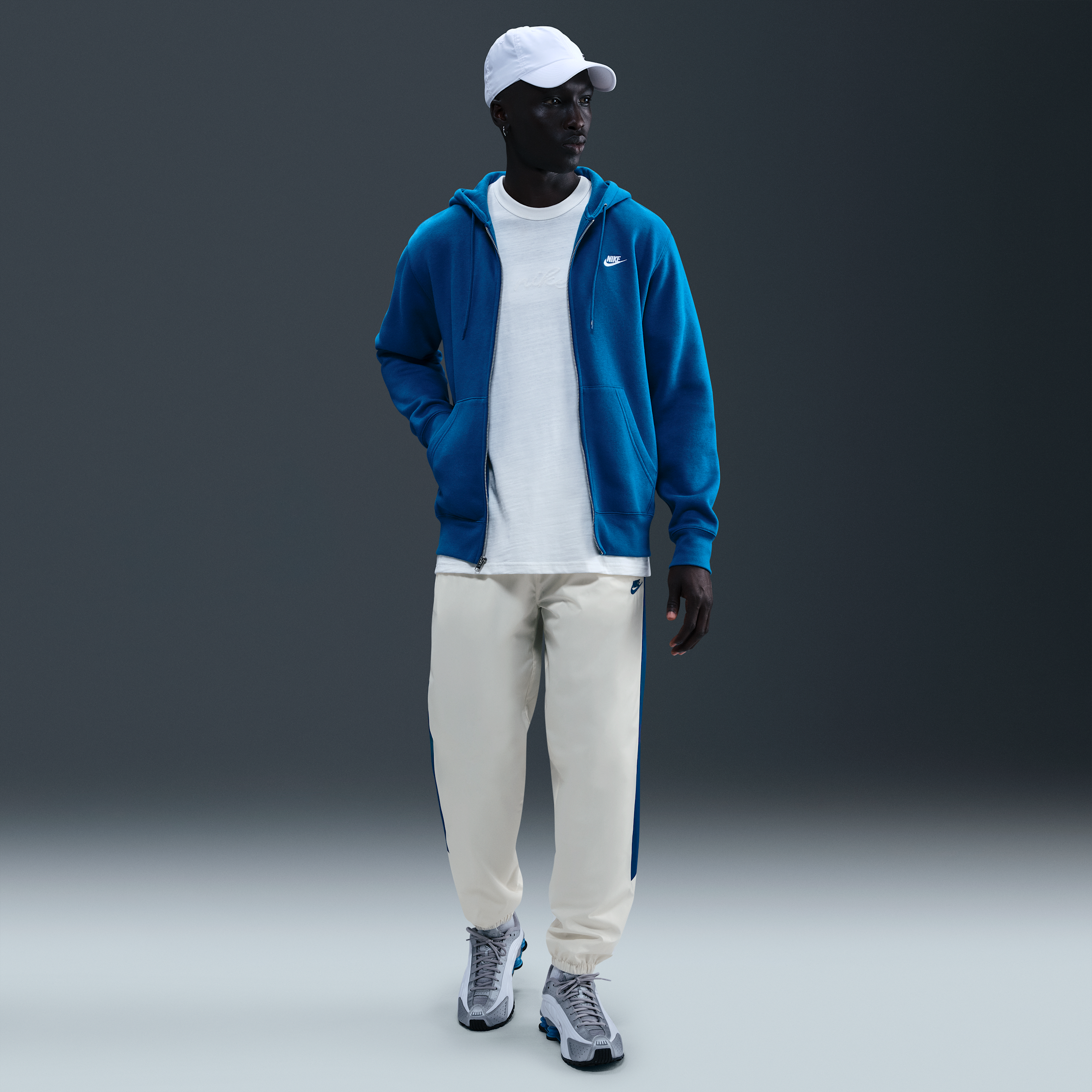 Thumbnail - Nike Windrunner gefütterte Hose (Herren) - Weiß