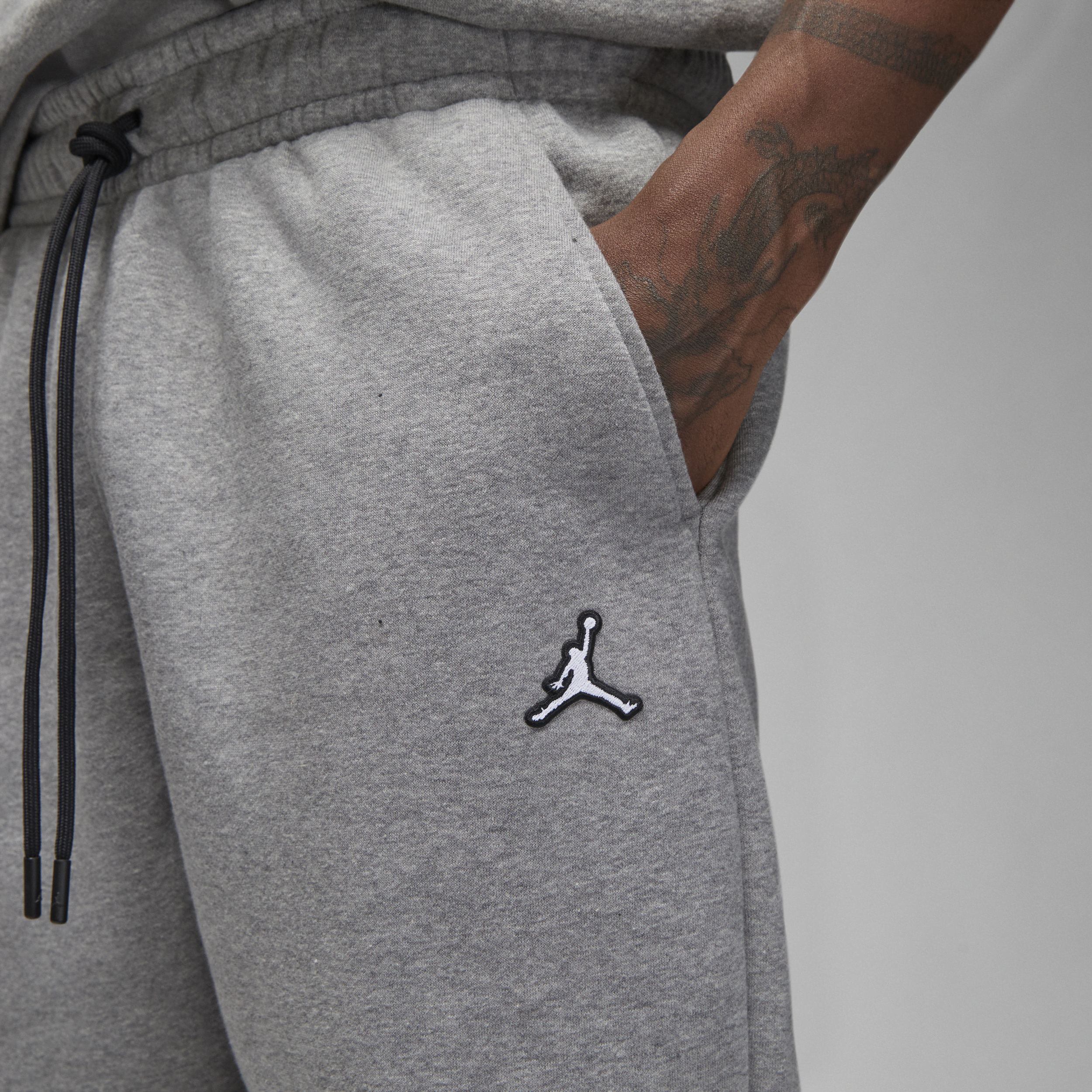 Pantalon en tissu Fleece Jordan Brooklyn pour homme - Gris