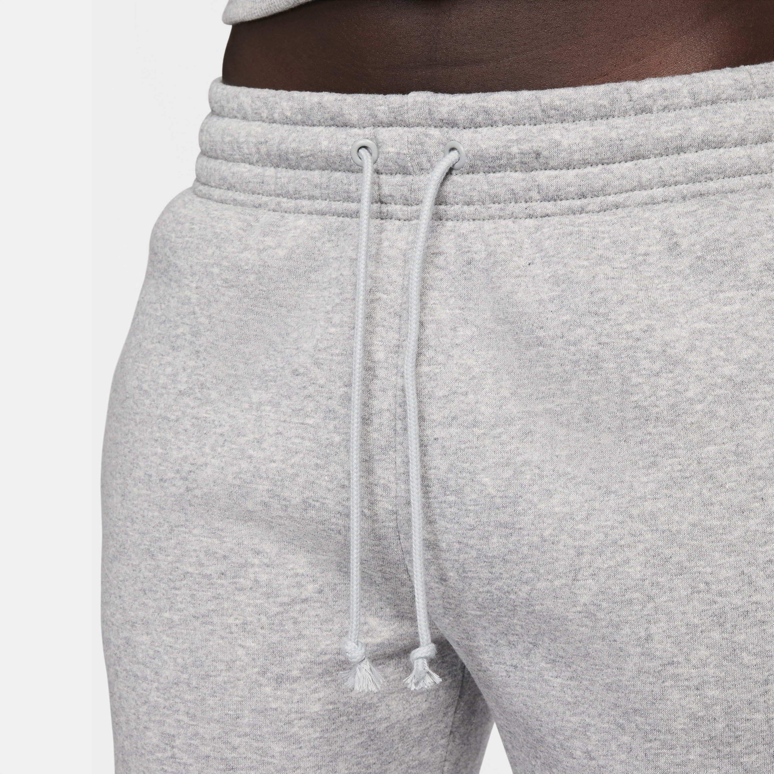 Nike Sportswear Phoenix Fleece joggingbroek met halfhoge taille voor dames Grijs